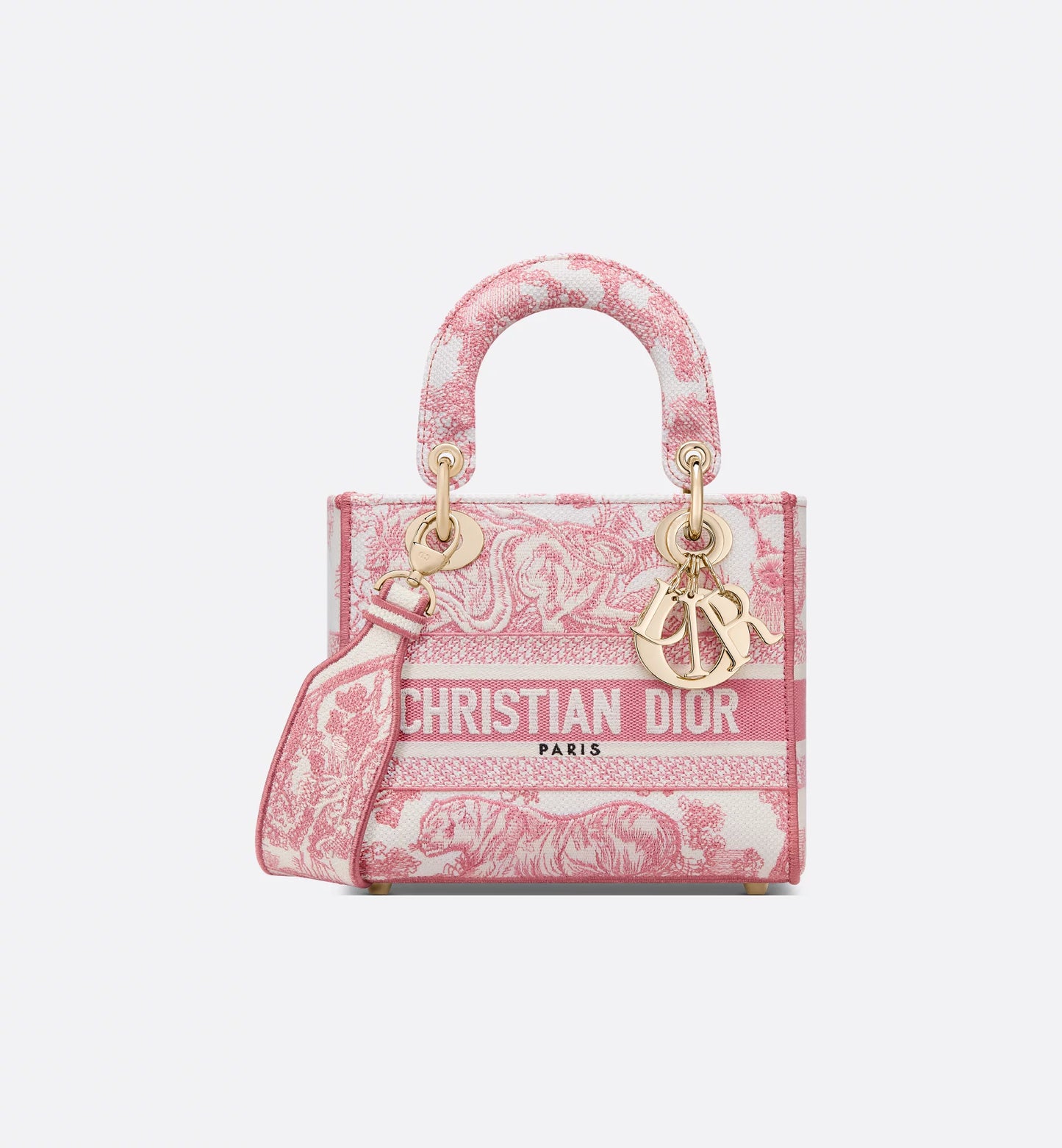 Medium Dior Book Tote Pink