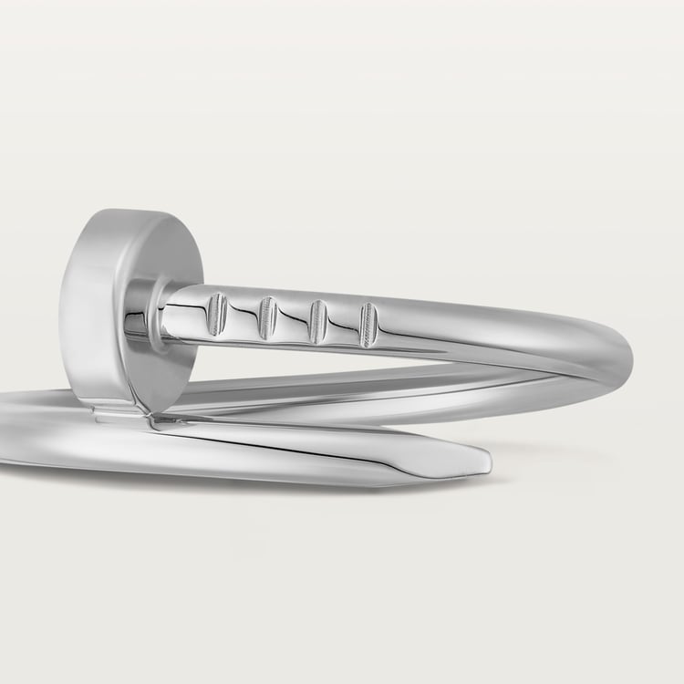 Juste un Clou Ring in White Gold-Tone