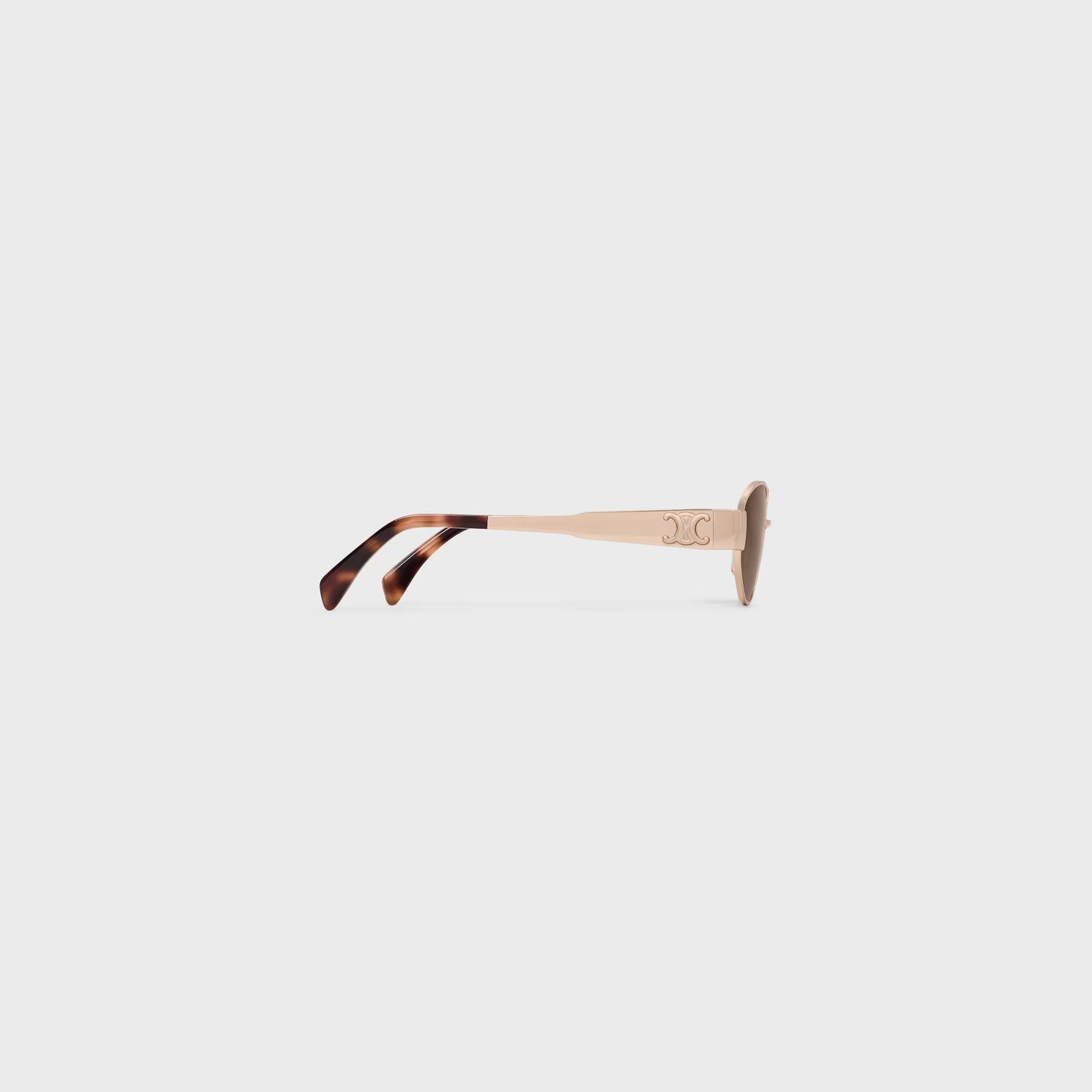 Triomphe Metal 01 Sonnenbrille aus Metall in Roségold für Damen