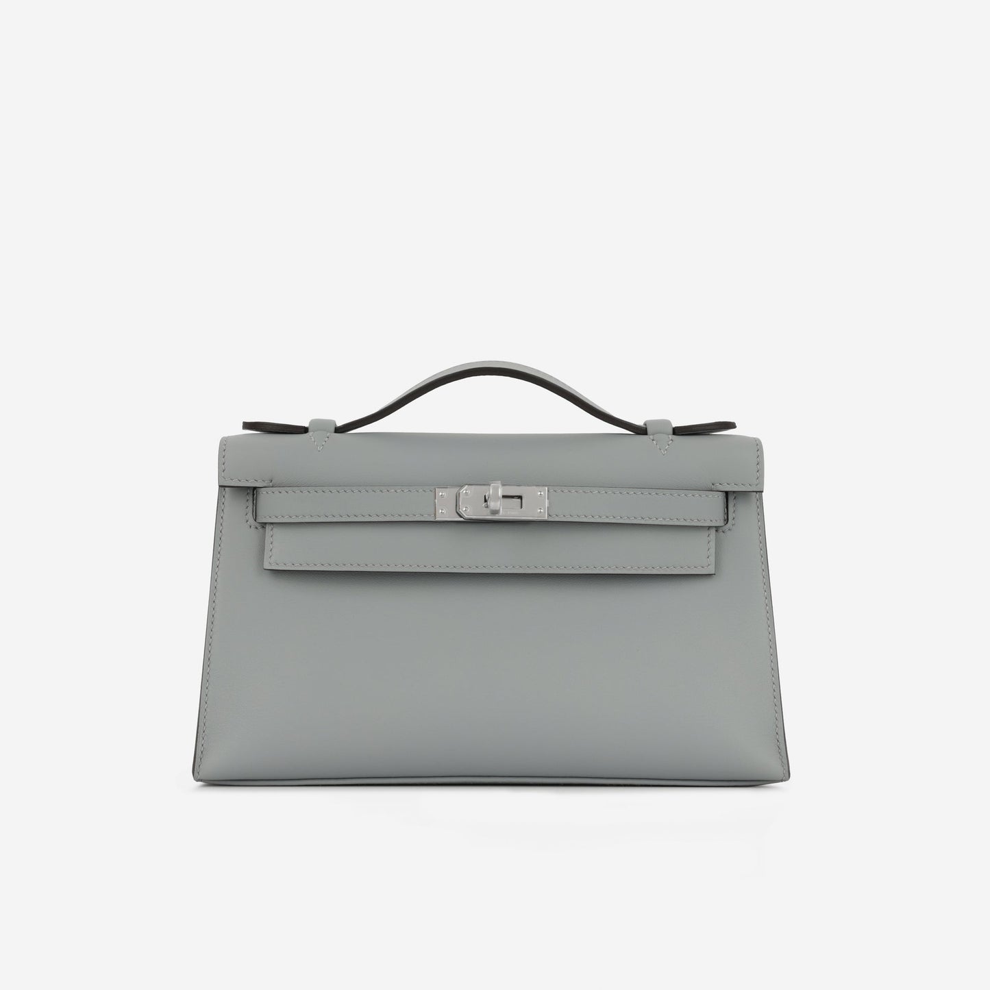 Kelly Pochette – Pantin Swift leather in grey