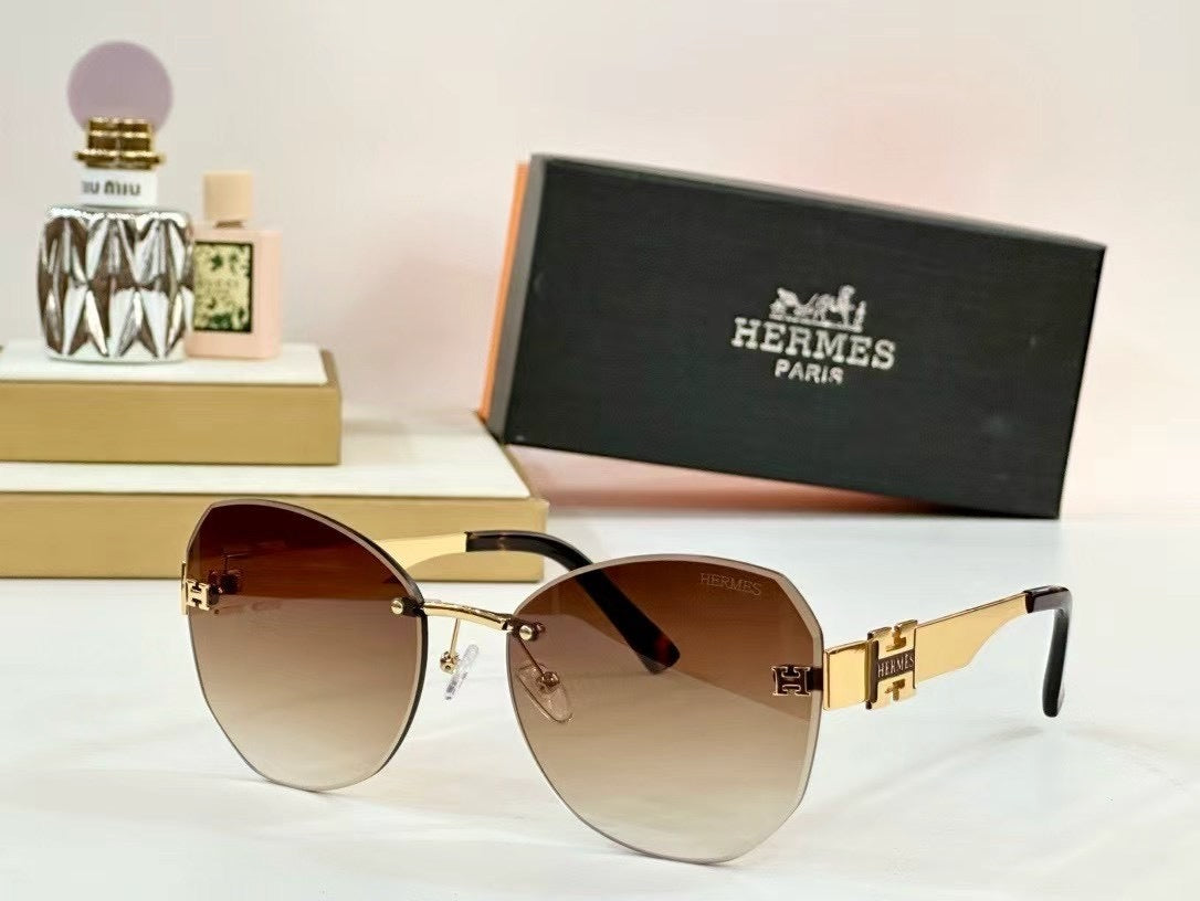 Sonnenbrille 9716 Total Braun/Gold