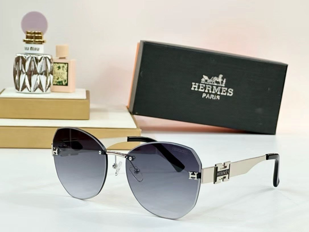 Sonnenbrille H 1033 Schwarz/Silber