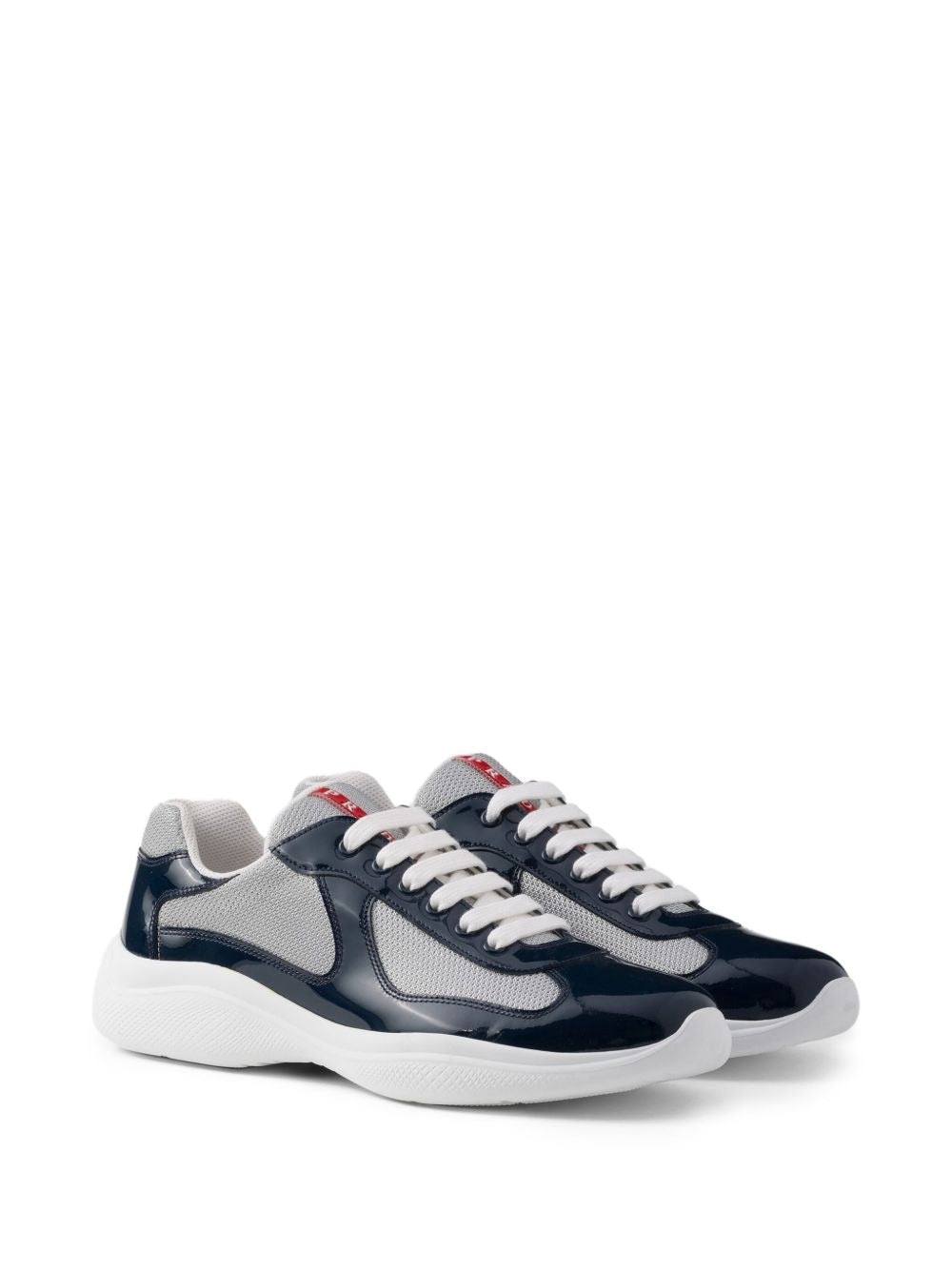 Sneakers with America's Cup inserts