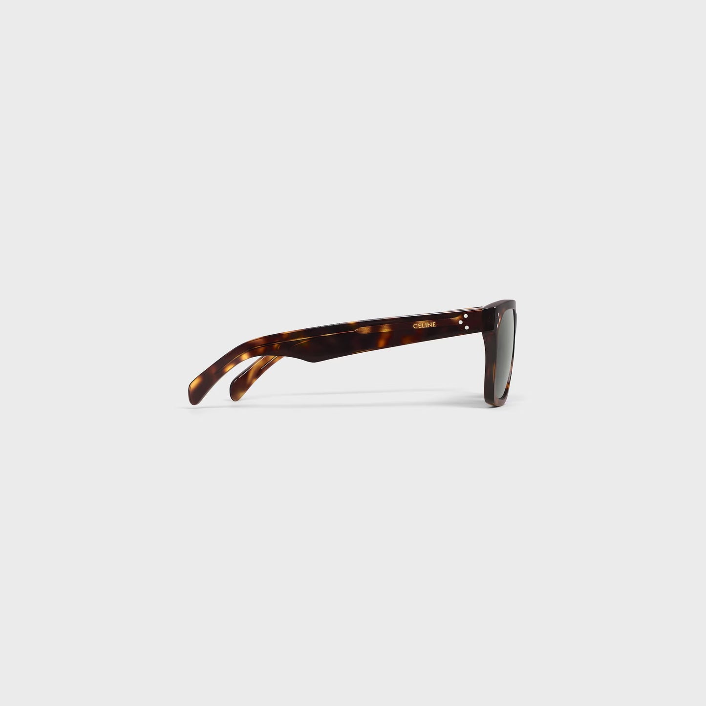 Black Frame 45 Sonnenbrille aus Acetat in Karamell-Havanna