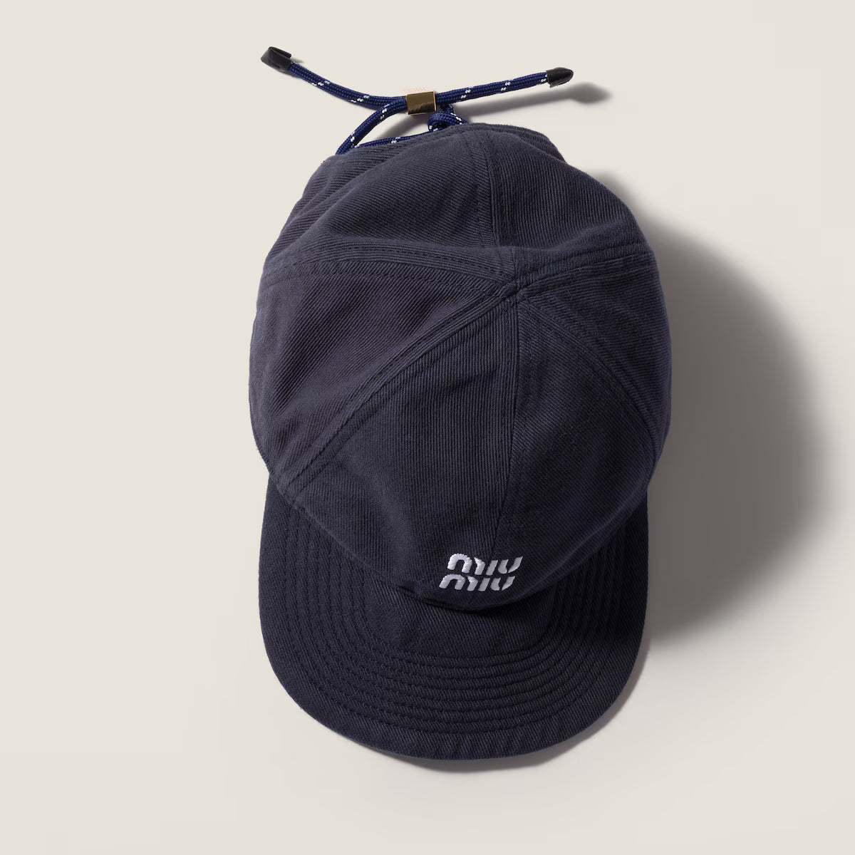 Baseballkappe aus Denim Dunkelblau