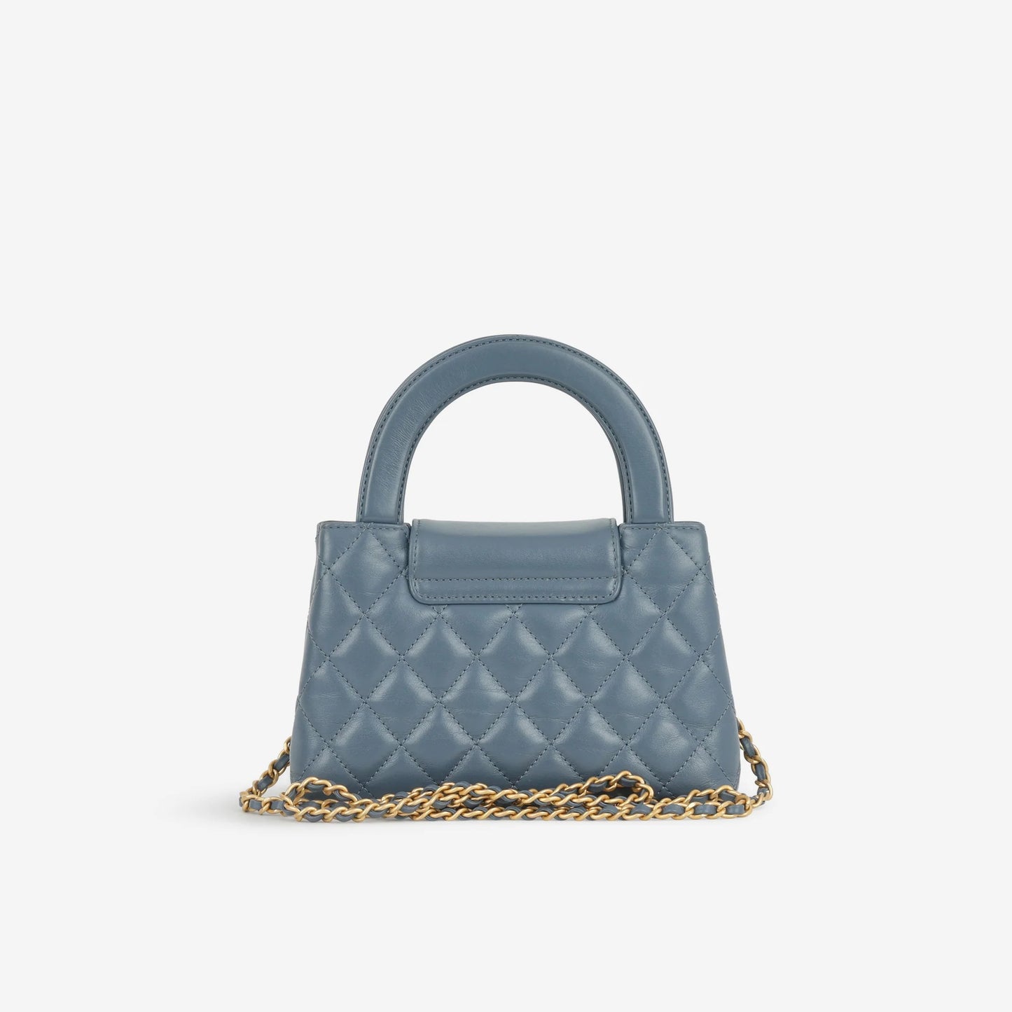 Small Kelly Re-Edition aus blauem Lammleder