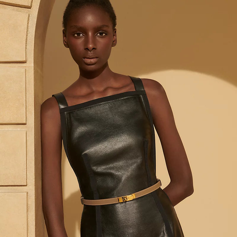 Belt Kelly 18 Ètoupe/Gold Women