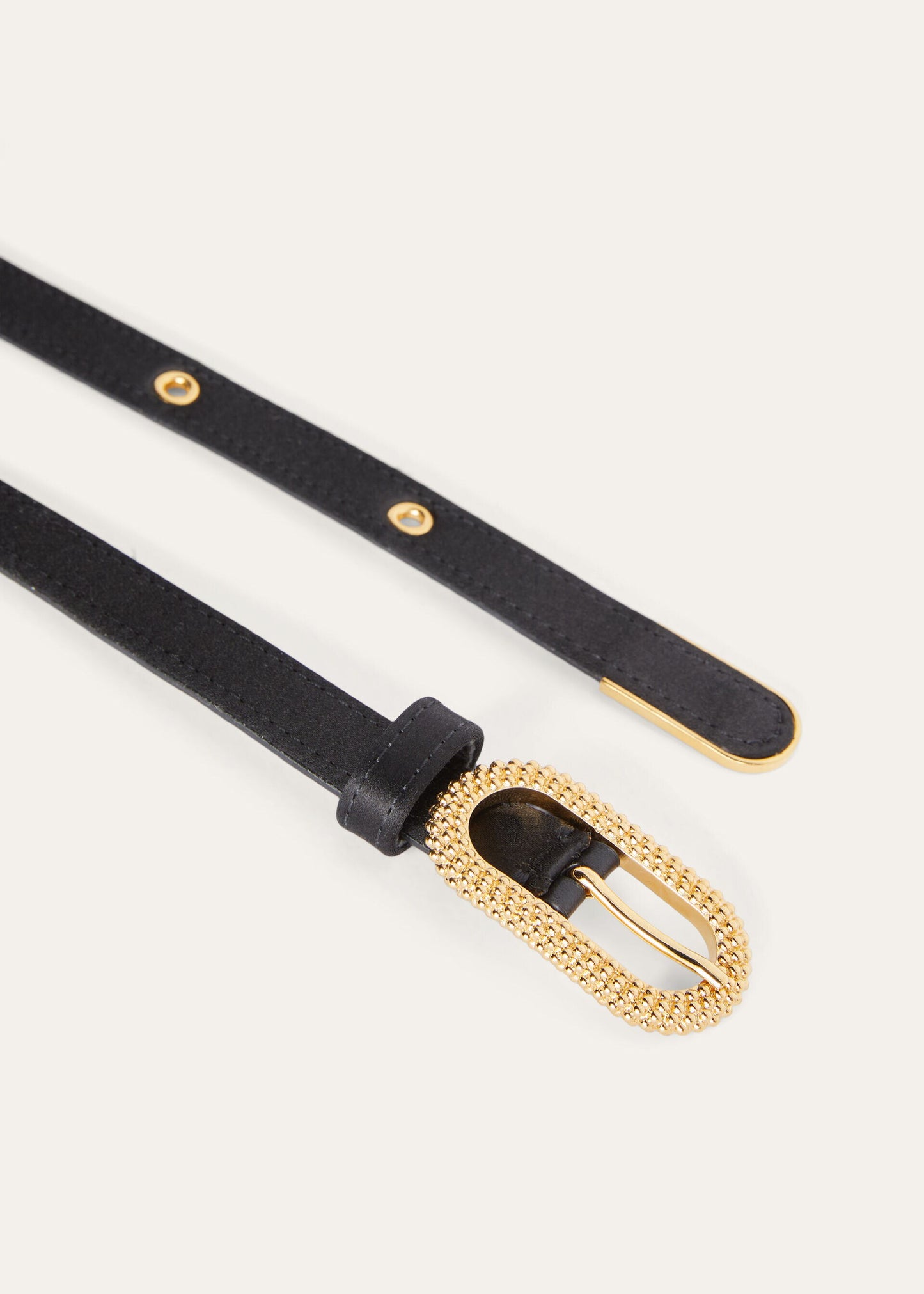 Schnallengürtel Bubbles Black/Sun Gold Damen