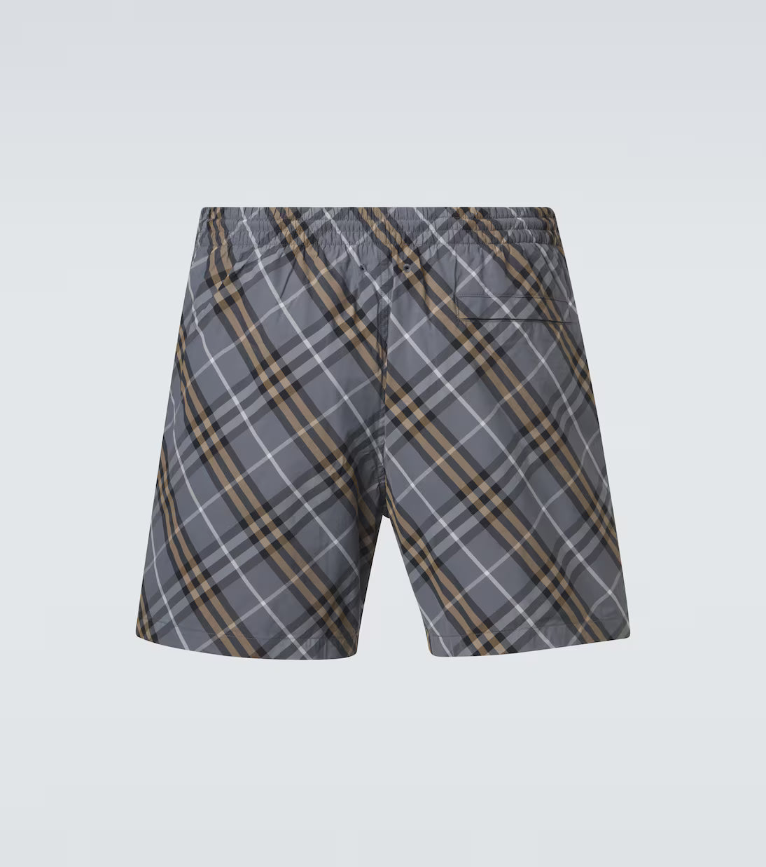 BRB Check-Badehose Blau