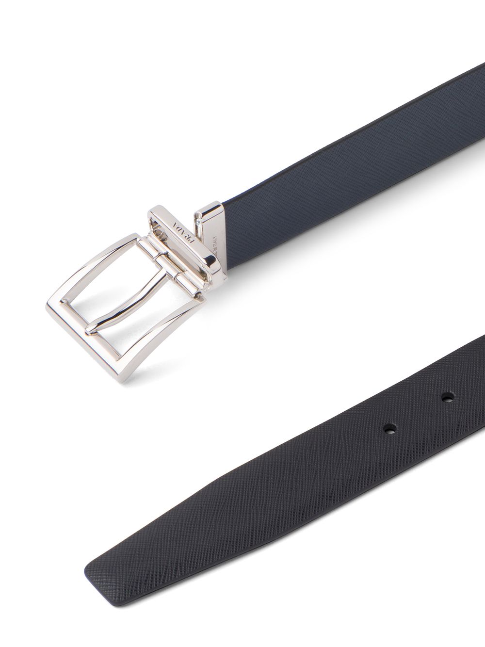 Reversible leather belt