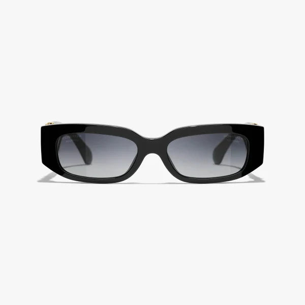 Oval Sunglasses Black
