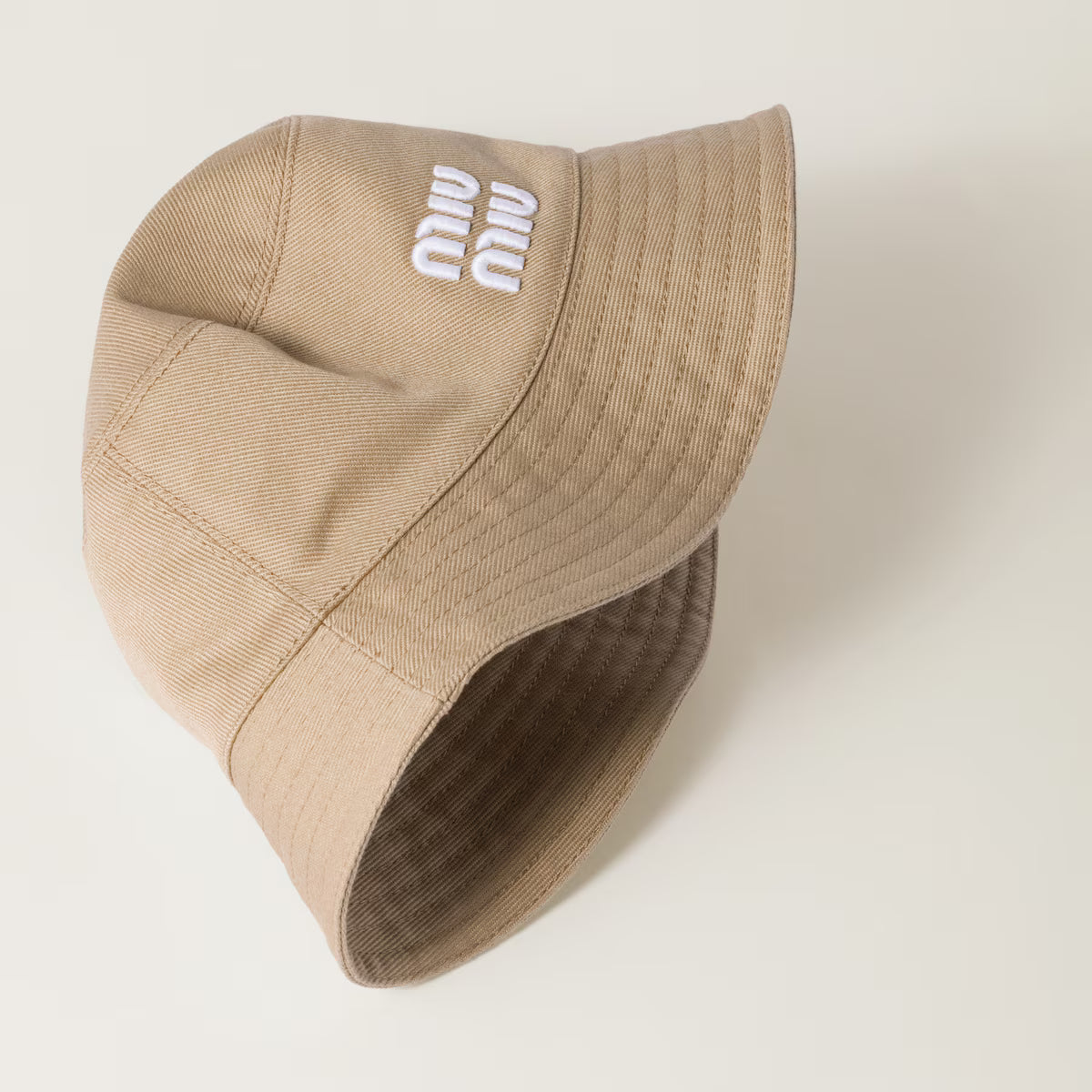Drill Khaki/White Bucket Hat
