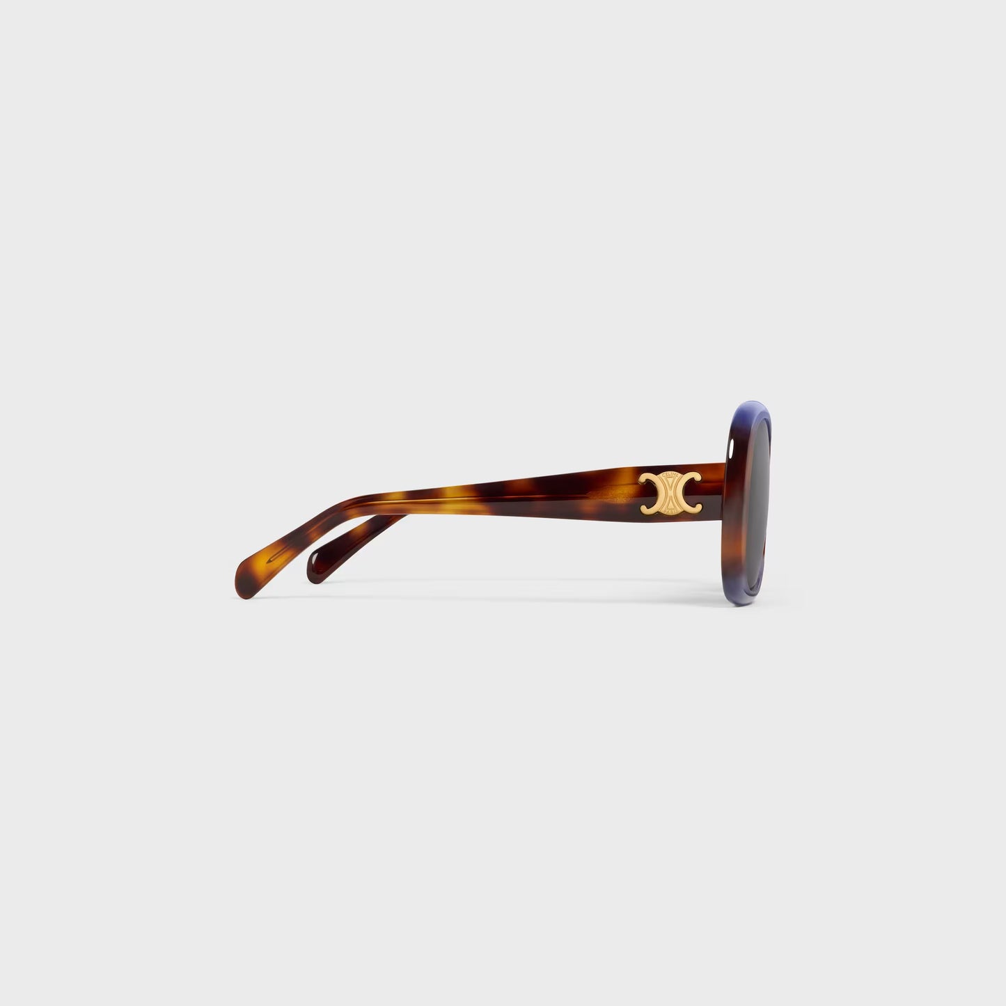 Triomphe 18 Sonnenbrille aus Acetat in Verlaufsviolett / Havanna für Damen