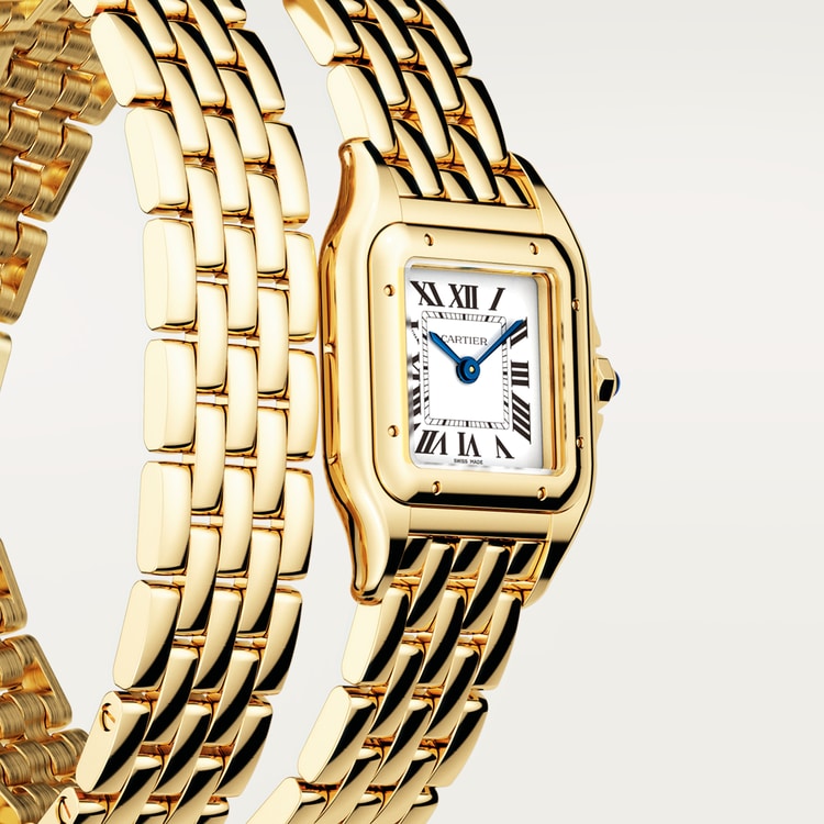 Panthère Watch small model, yellow gold