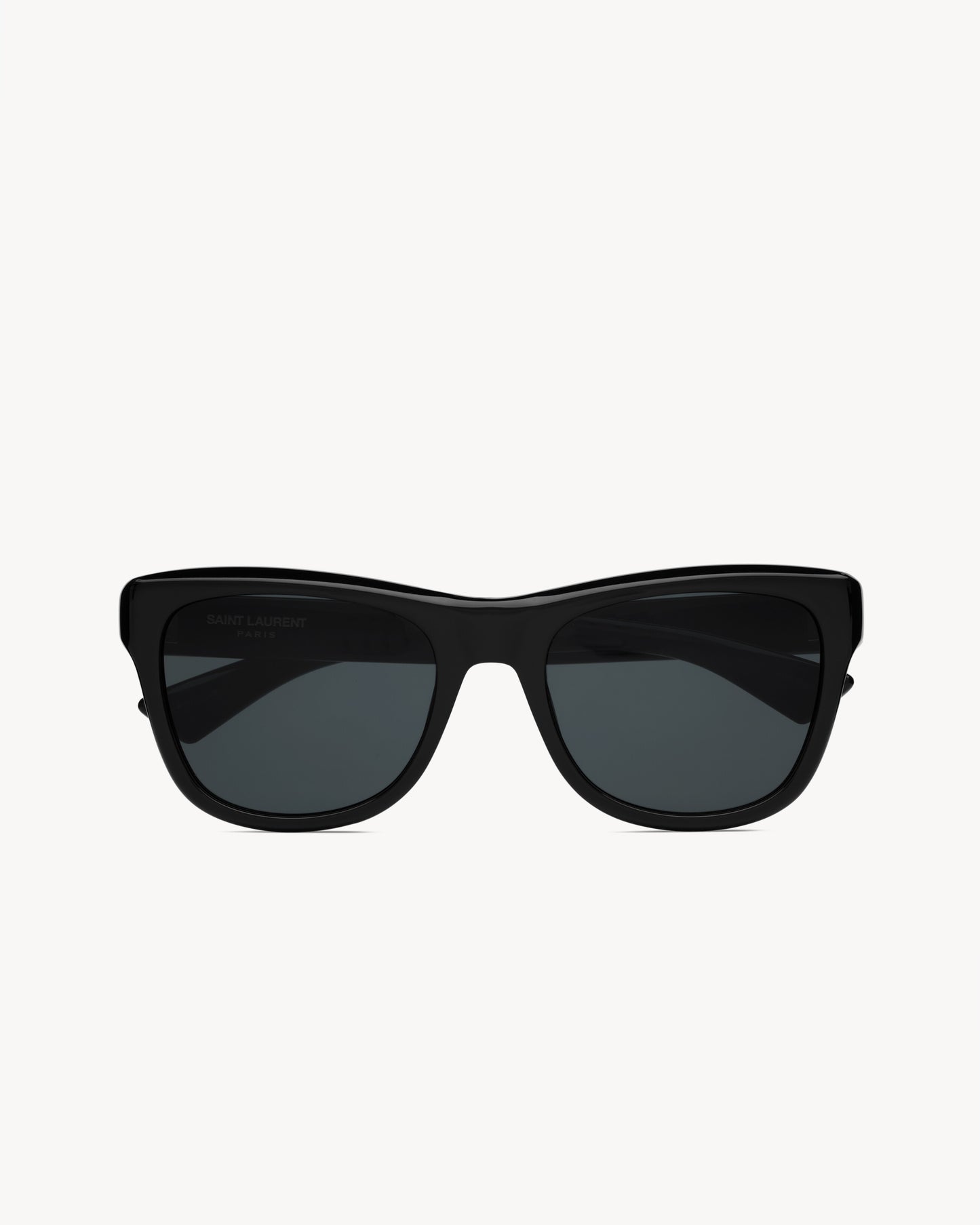 Cat-eye sunglasses in black acetate for women
