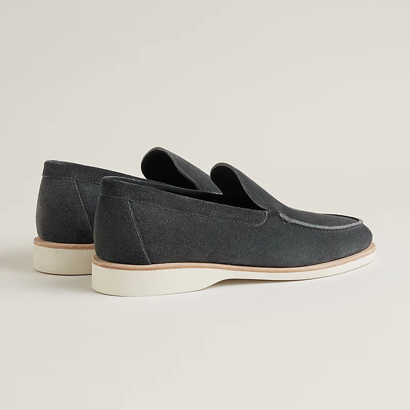 Low Loafer Dunkelgrau Wildleder