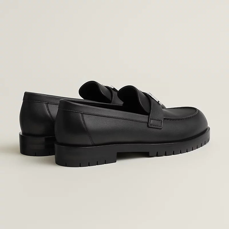 Faubourg Loafer Schwarzes Leder
