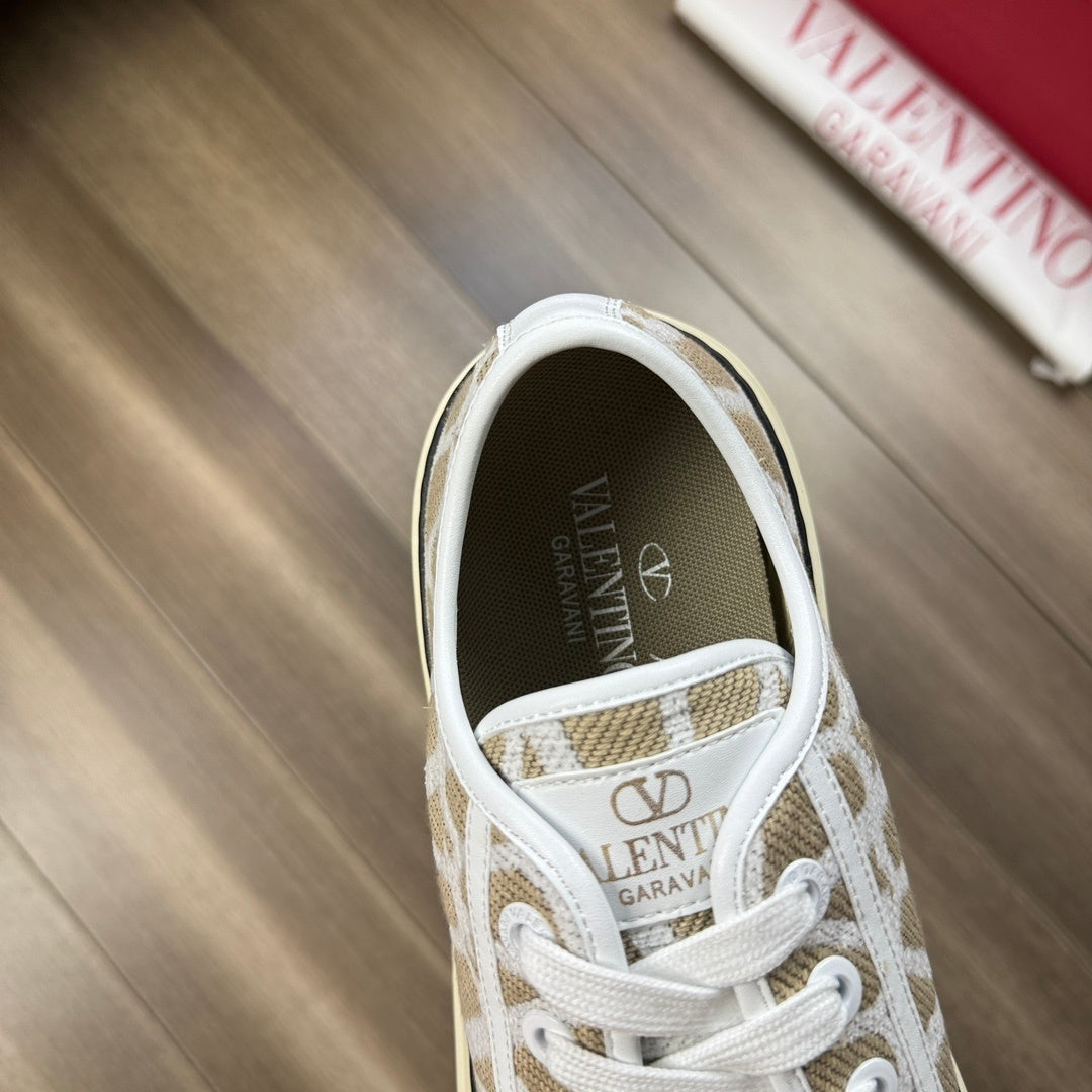 Toile Iconographe Raffia Sneakers Beige