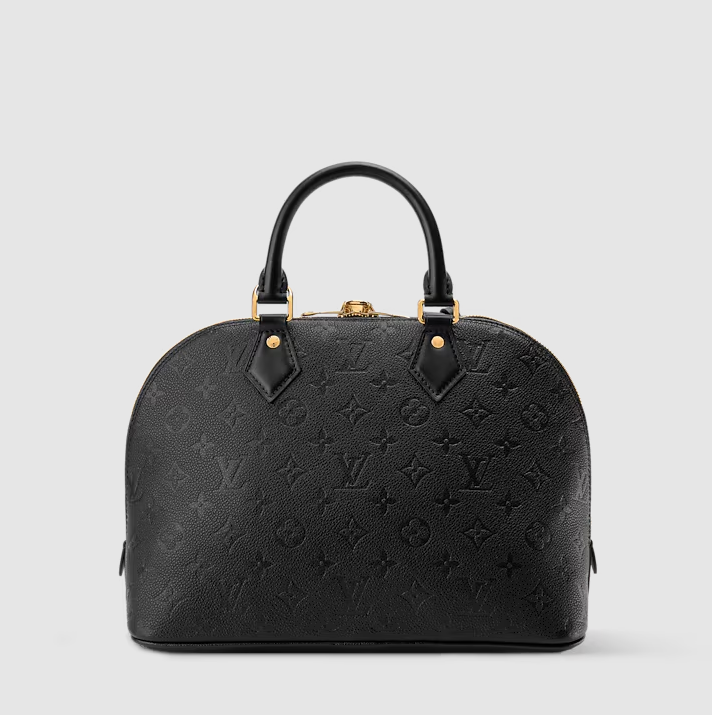 Alma PM Monogram Empreinte Leder Schwarz