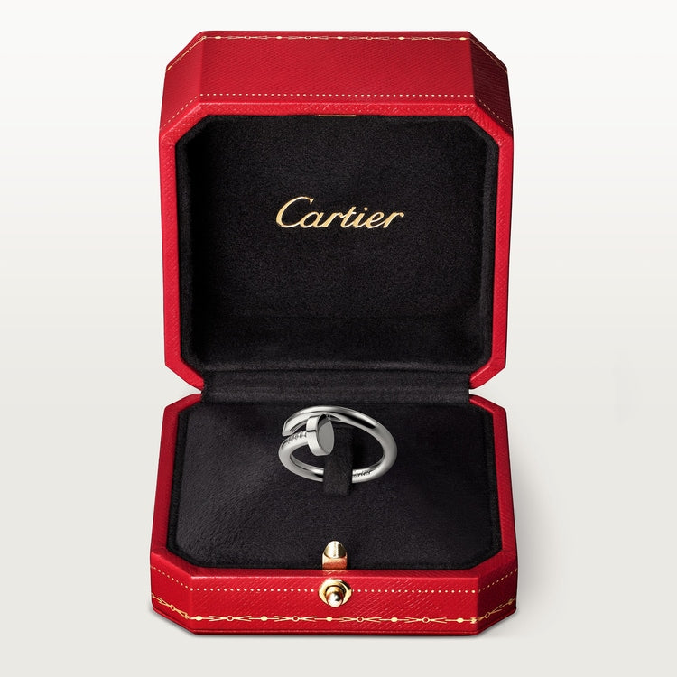 Ring Juste un Clou klassisches Modell in Farbe Weißgold