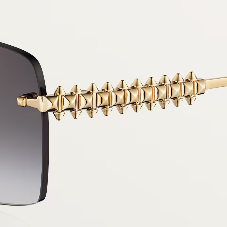 Rechteckige Clash de CT Sonnenbrille mit grau verlaufenden Gläsern