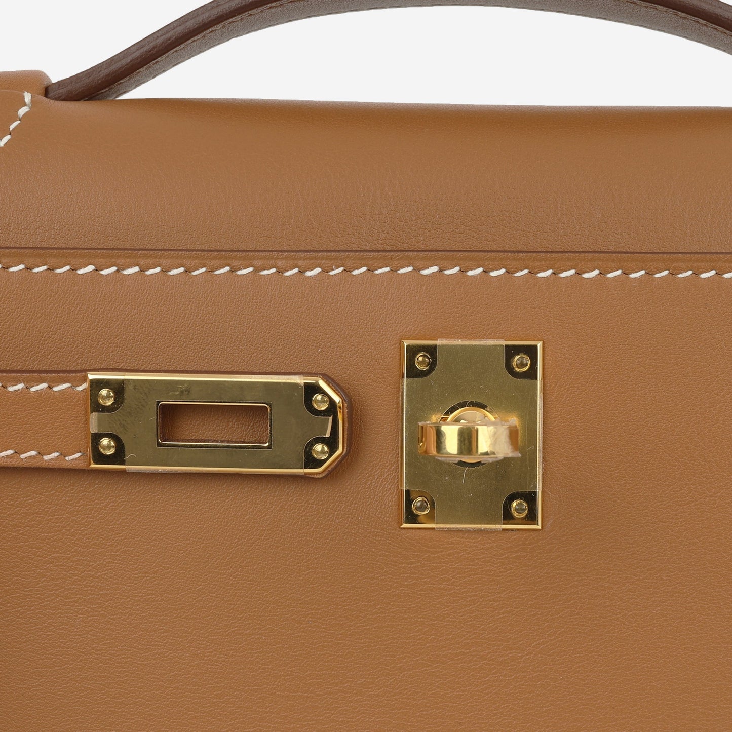Kelly Pochette – Swift leather in gold