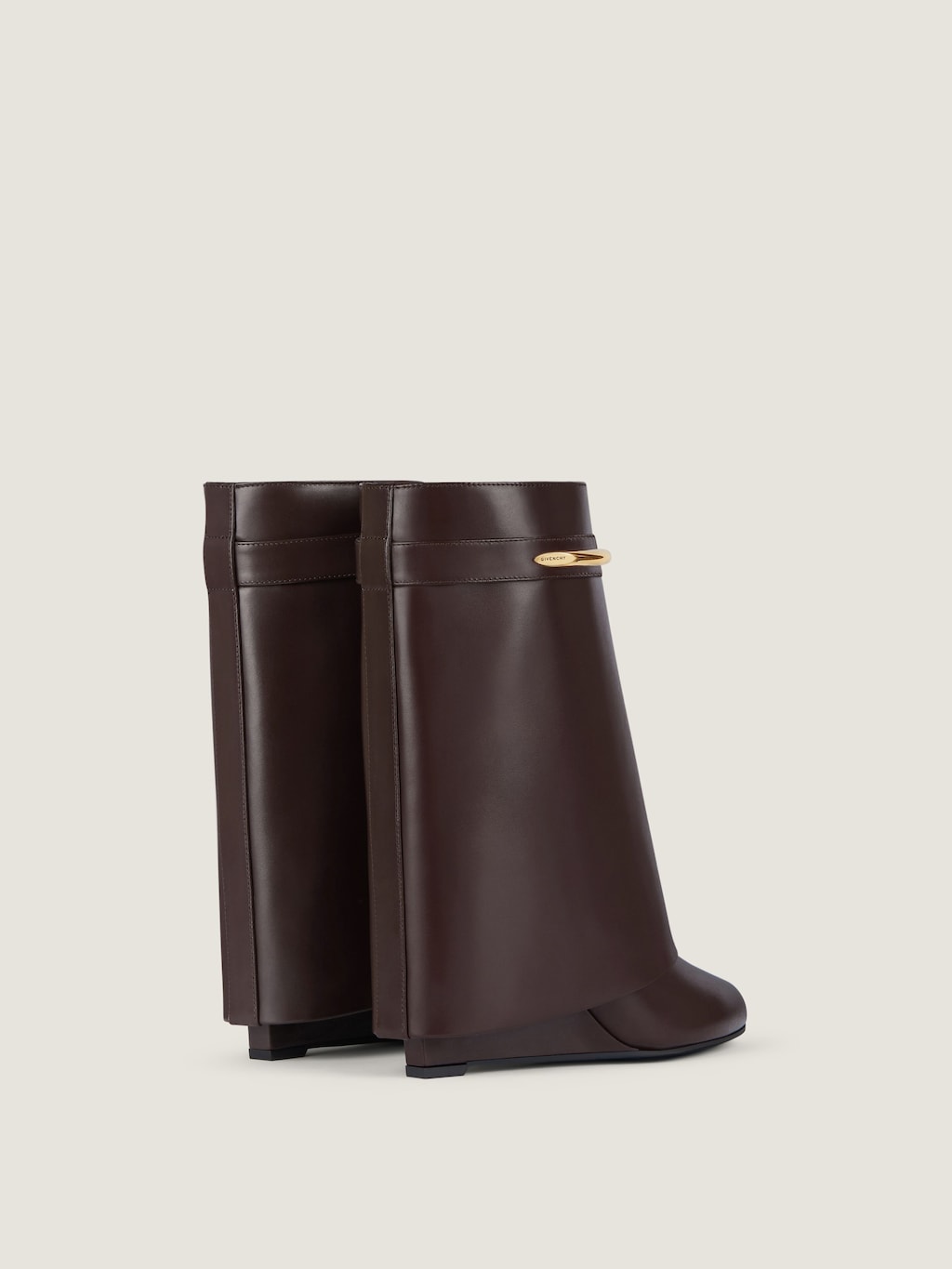 Stiefeletten Shark aus Leder in Ebenholzbraun