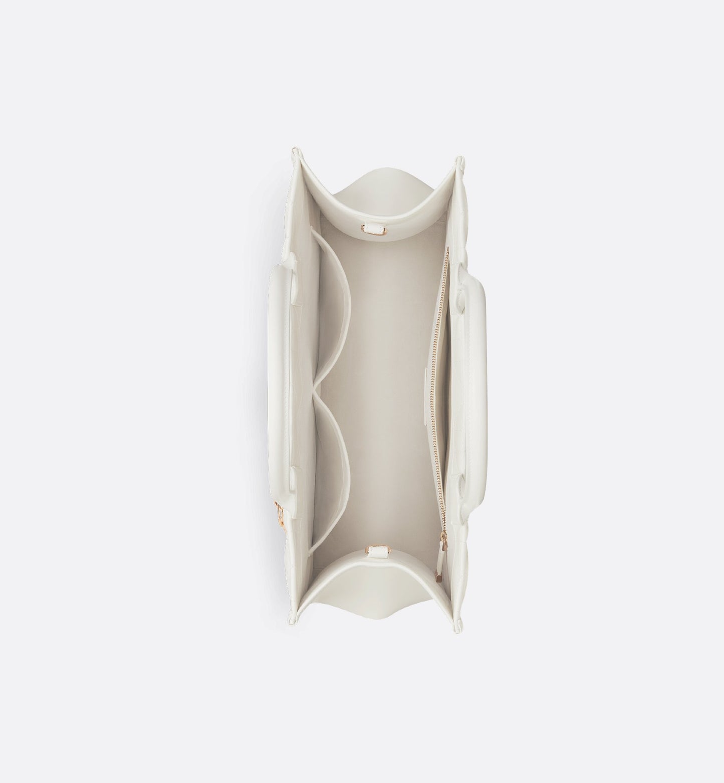 Medium Dior Book Tote White