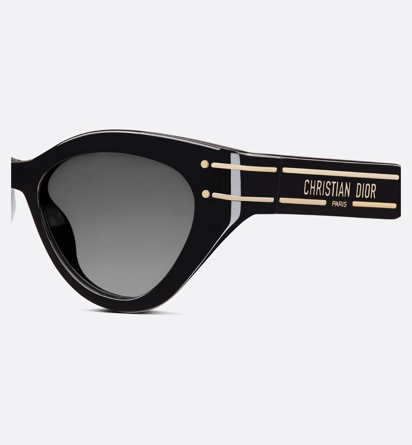 Signature B7I Schmetterlings-Sonnenbrille Schwarz Damen