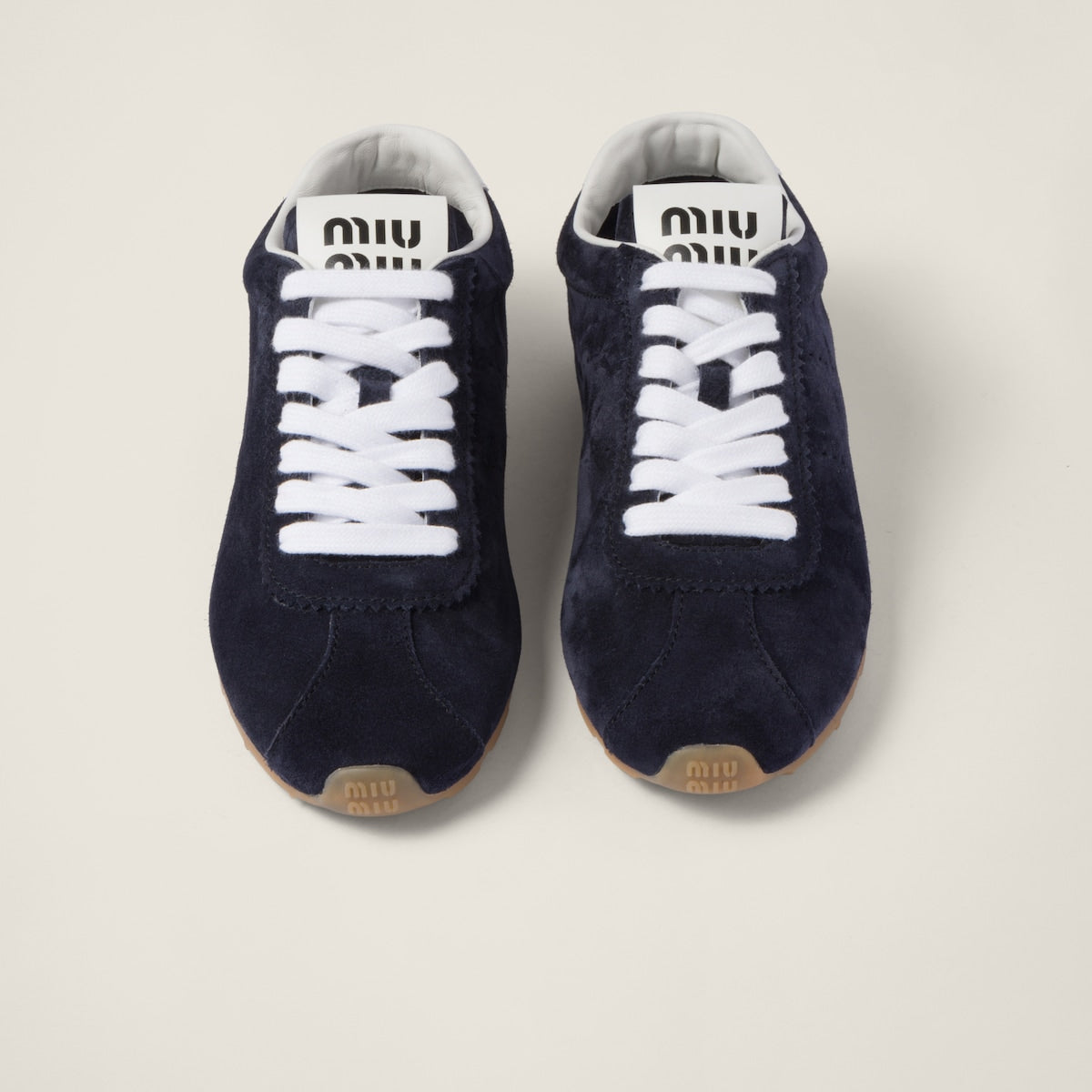 Plume suede sneakers in blue
