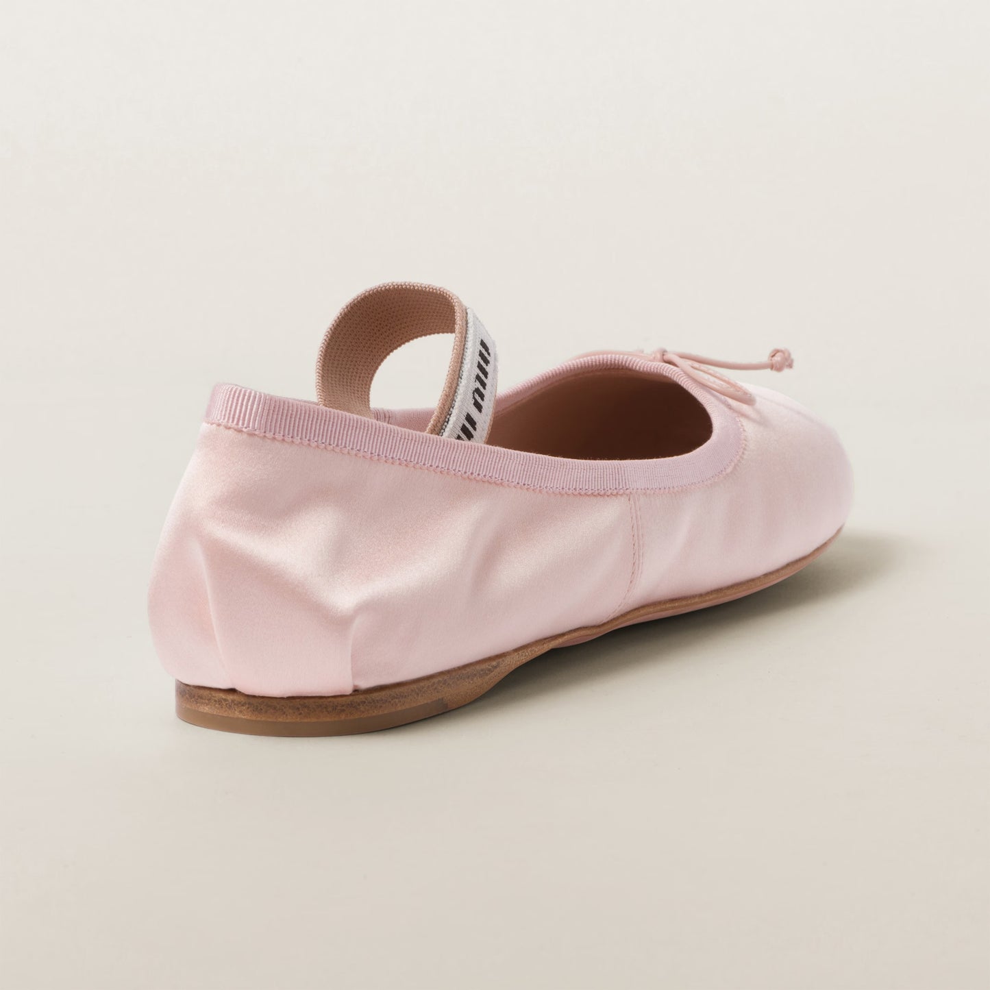 Satin Ballet Flats Orchid Pink