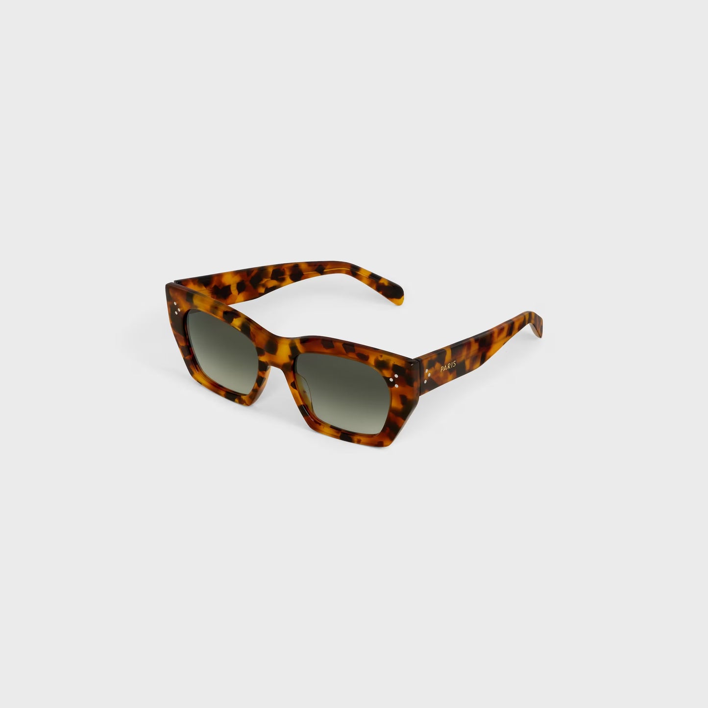 Cat-Eye S342 Sonnenbrille aus Acetat in Havanna Leopard für Damen