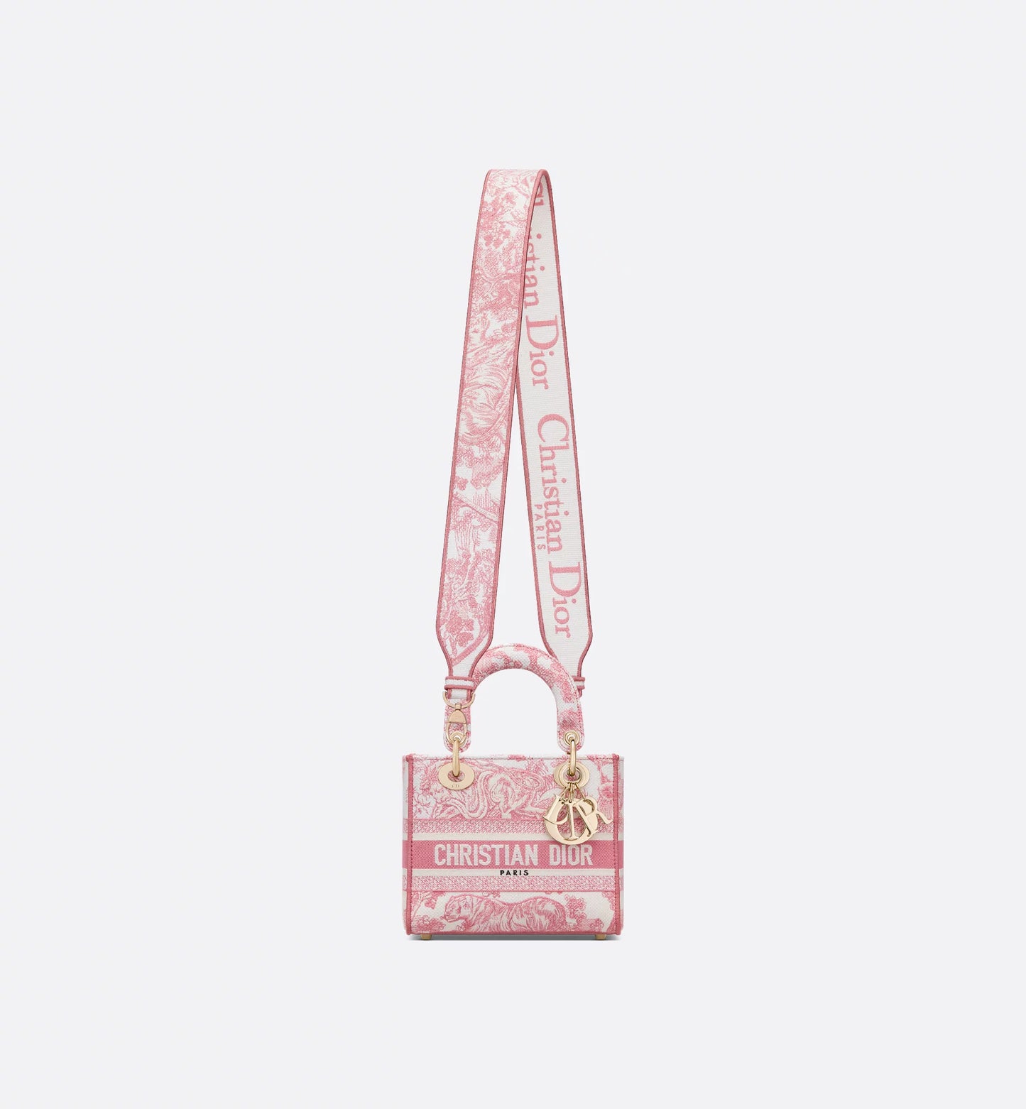 Medium Dior Book Tote Pink