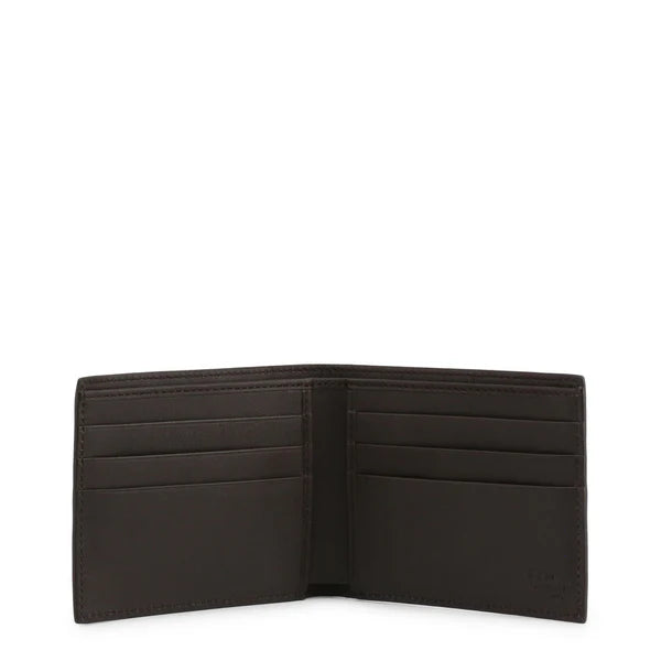GG SCHWARZE LEDERNE BIFOLD WALLET FÜR HERREN