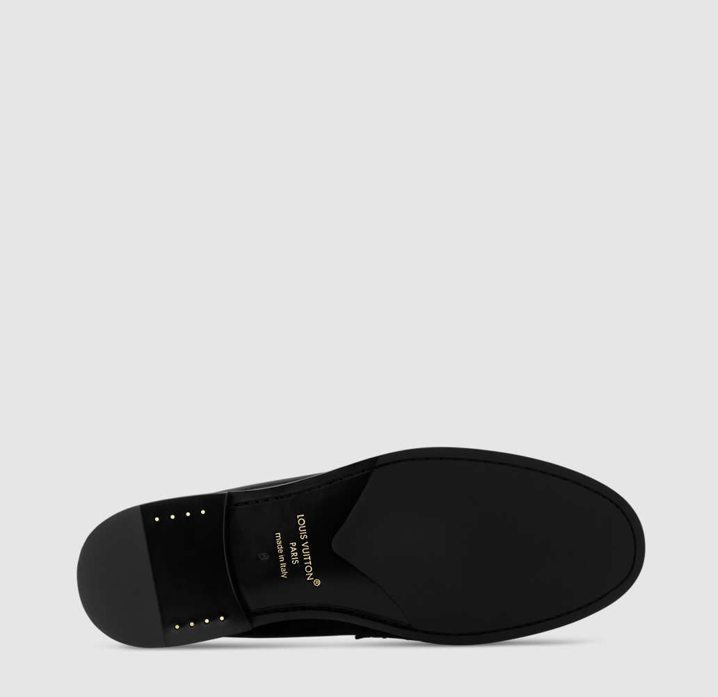 Major Loafer aus Leder Schwarz