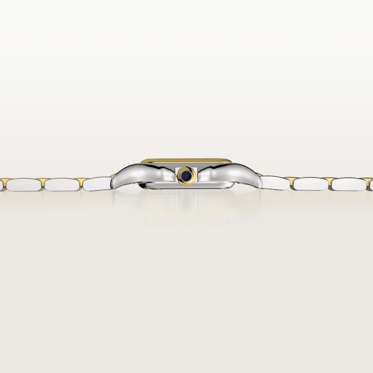 Panther watch, small model in silver/gold
