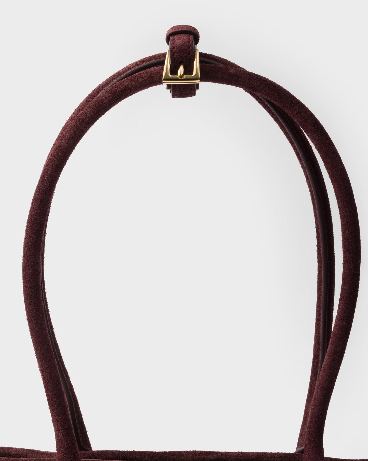 Bonnie Medium Handtasche aus Wildleder Burgunderrot