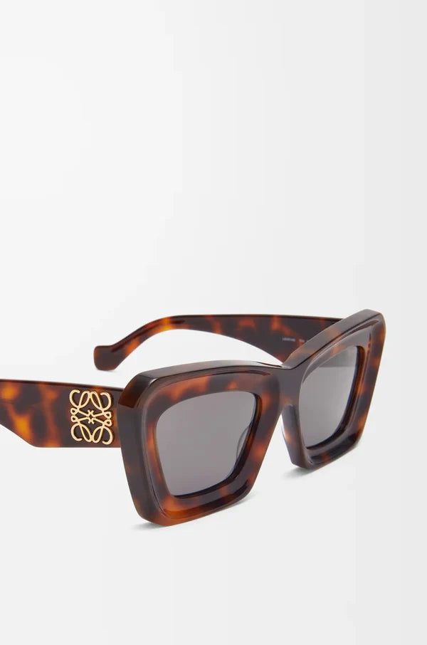 Cat-Eye Sonnenbrille Beveled Havana