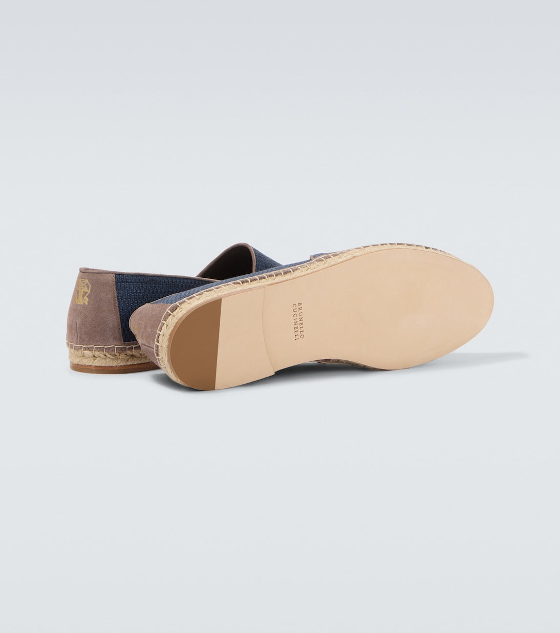 Leather Espadrilles Blue