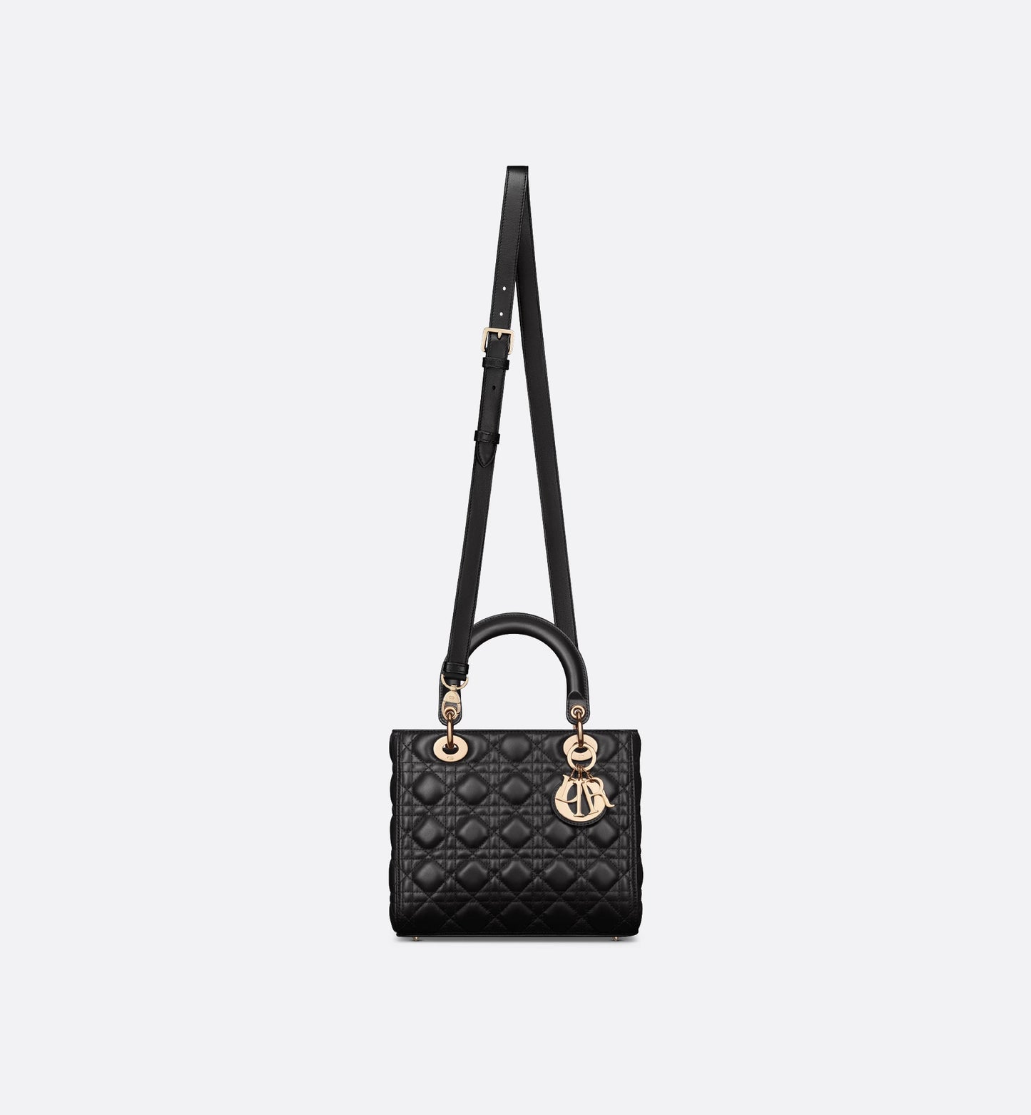 Medium Lady Dior Bag Black