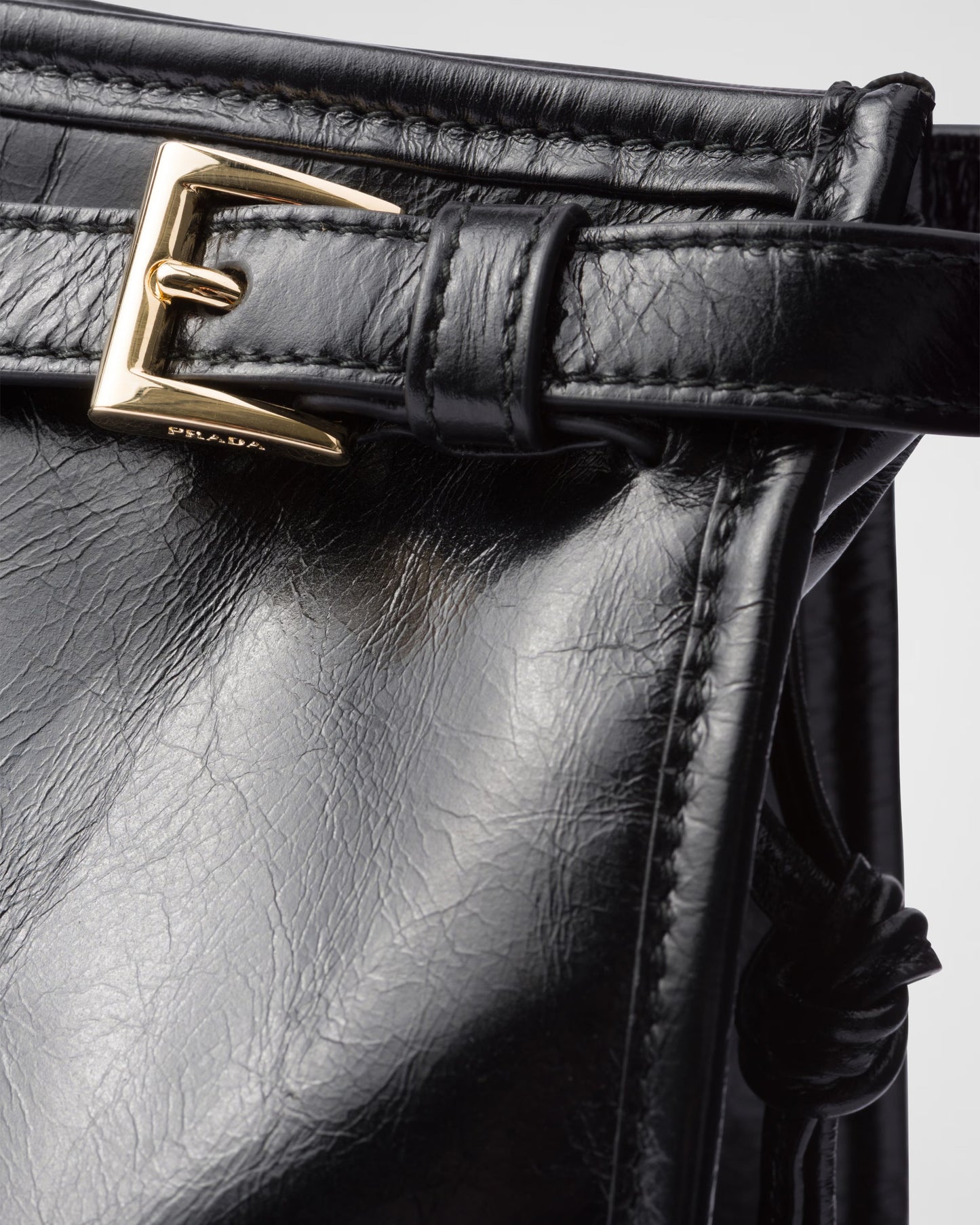 Bonnie Large Leather Handbag Black