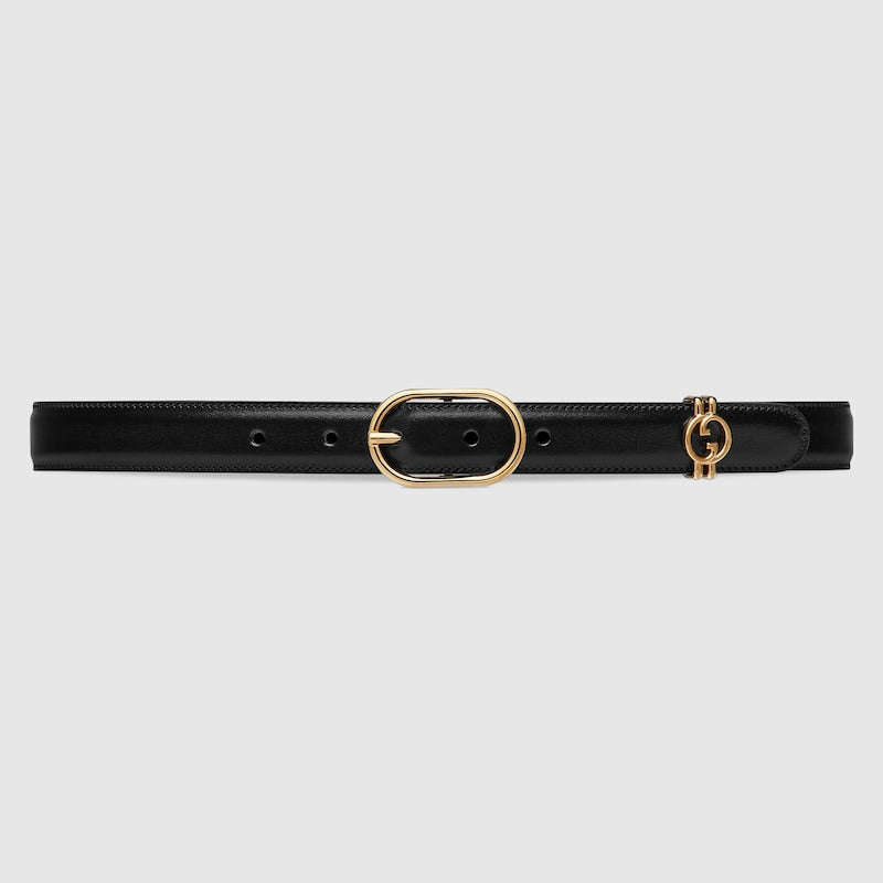 Belt with round GG cross