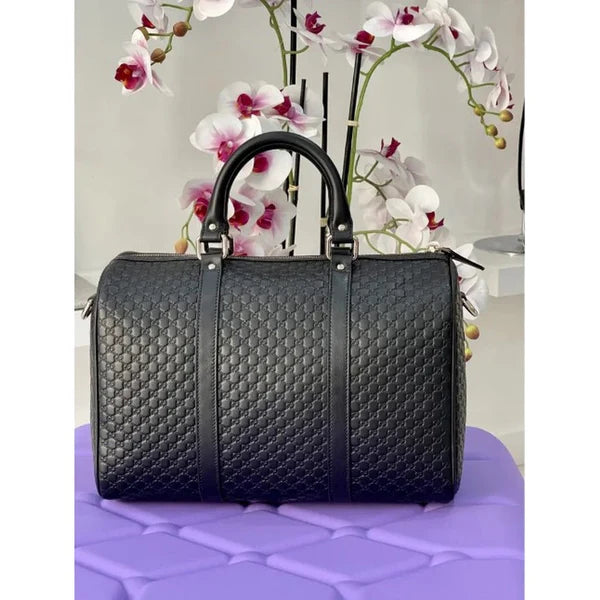 GG SCHWARZE LEDER BOSTON TASCHE
