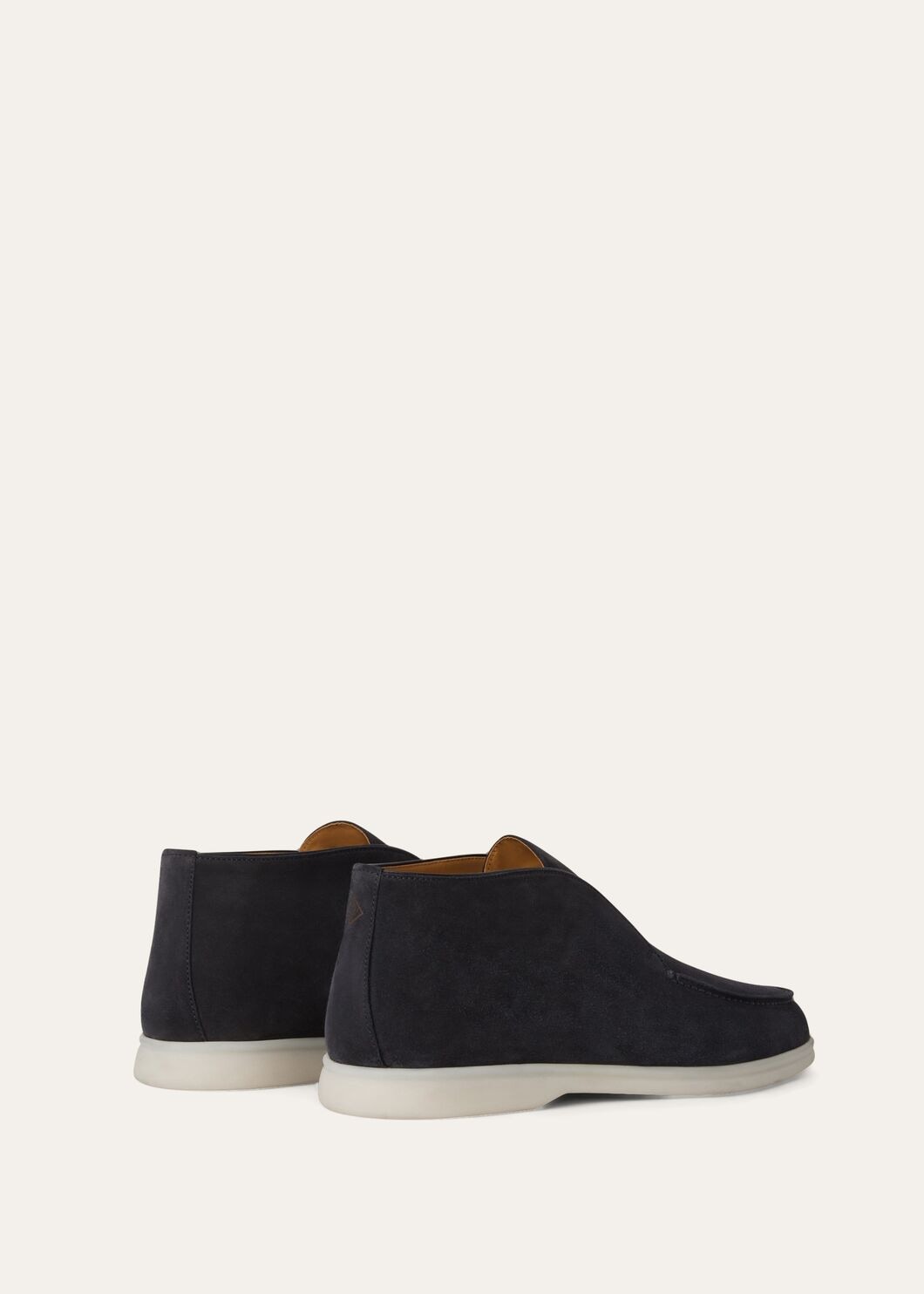 Open Walk ankle boots in Suede Marine