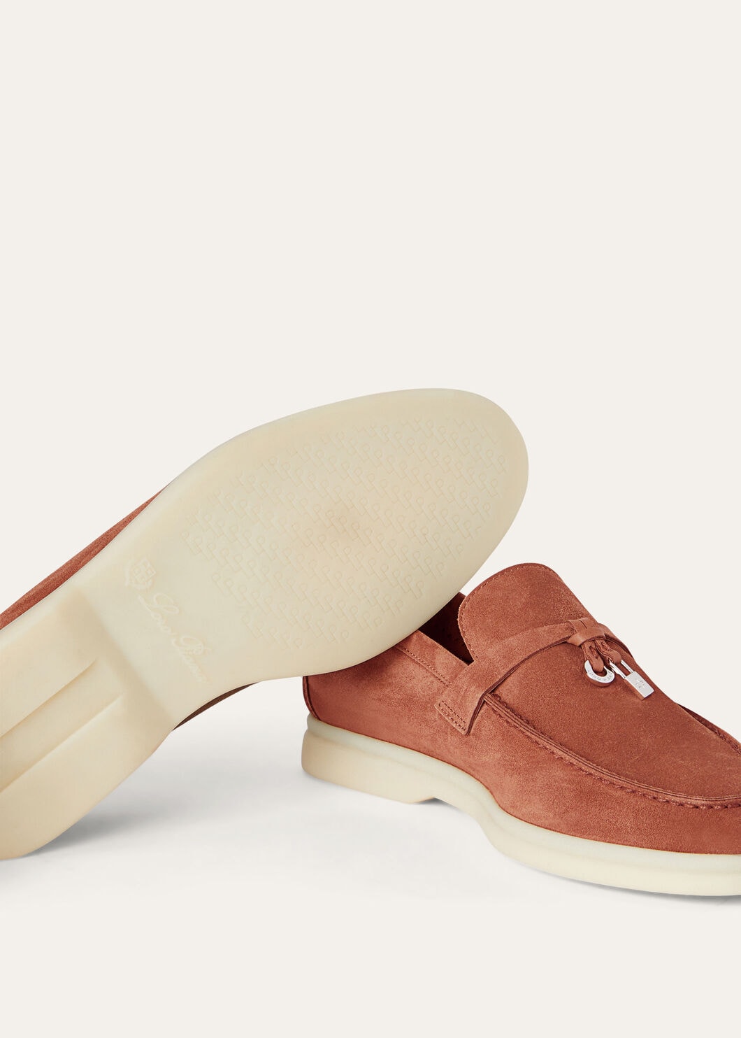 Moccasins Summer Charms Walk in orange suede women