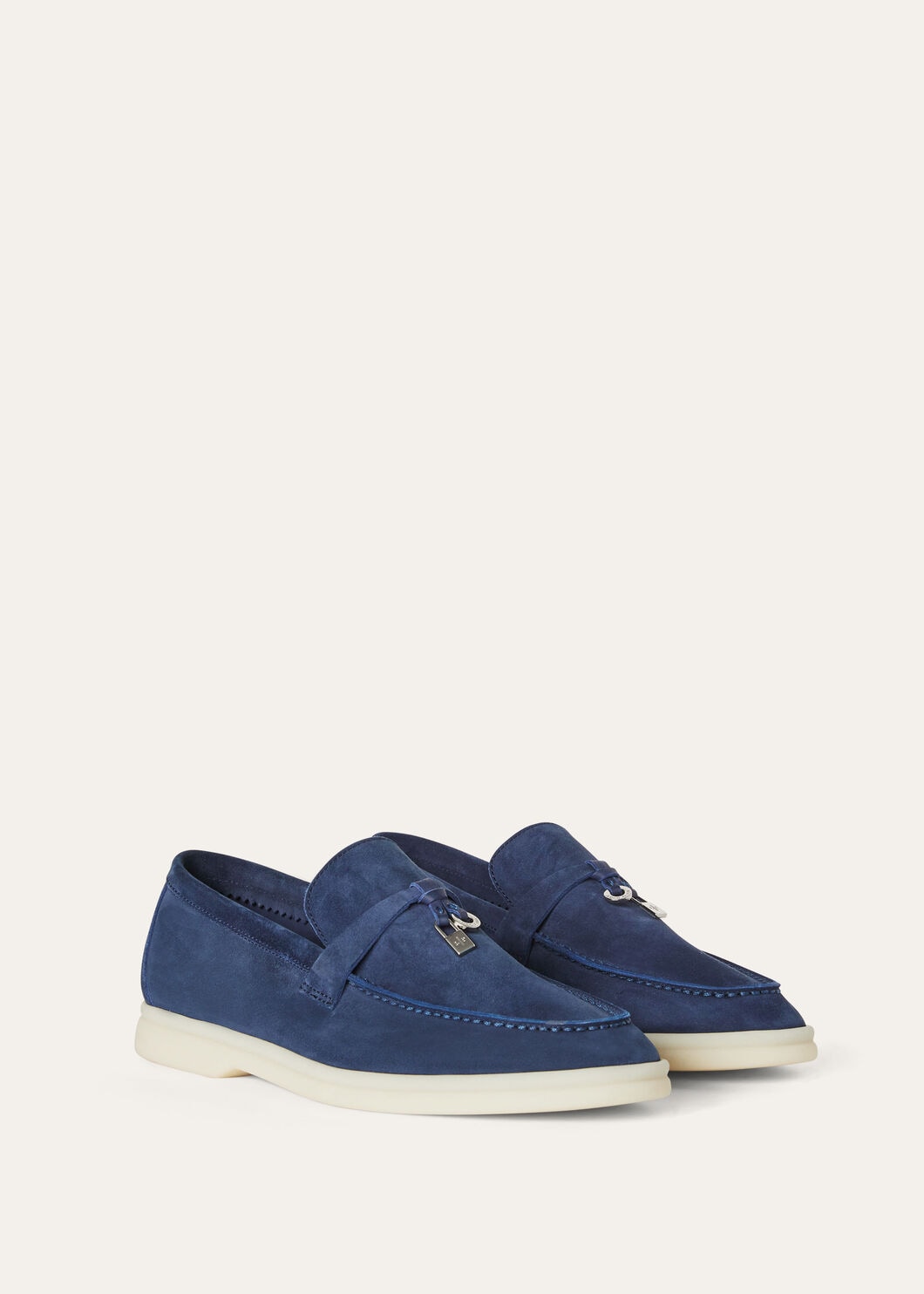 Mocassini Summer Charms Walk in camoscio blu scuro