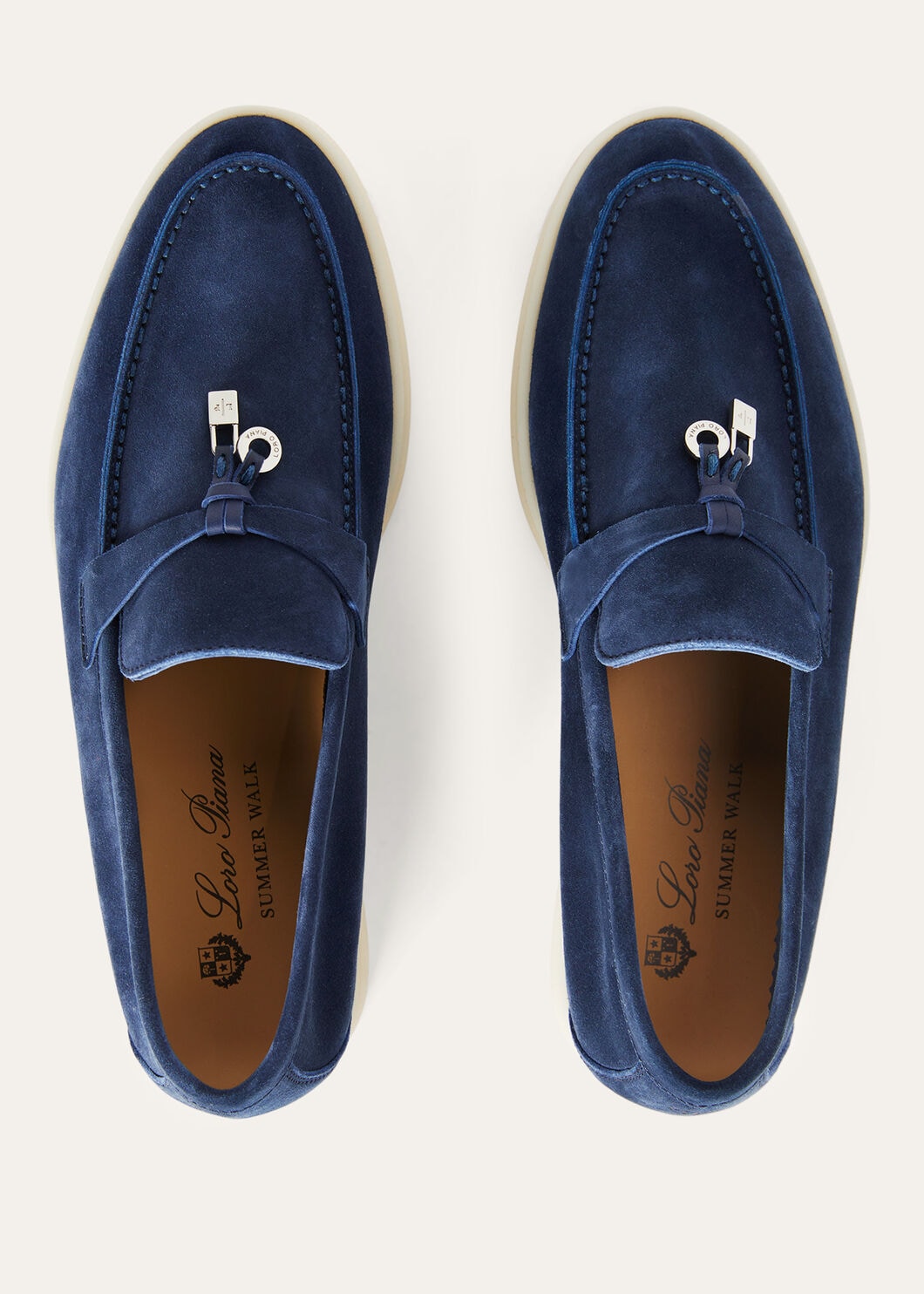 Mocassini Summer Charms Walk in camoscio blu scuro