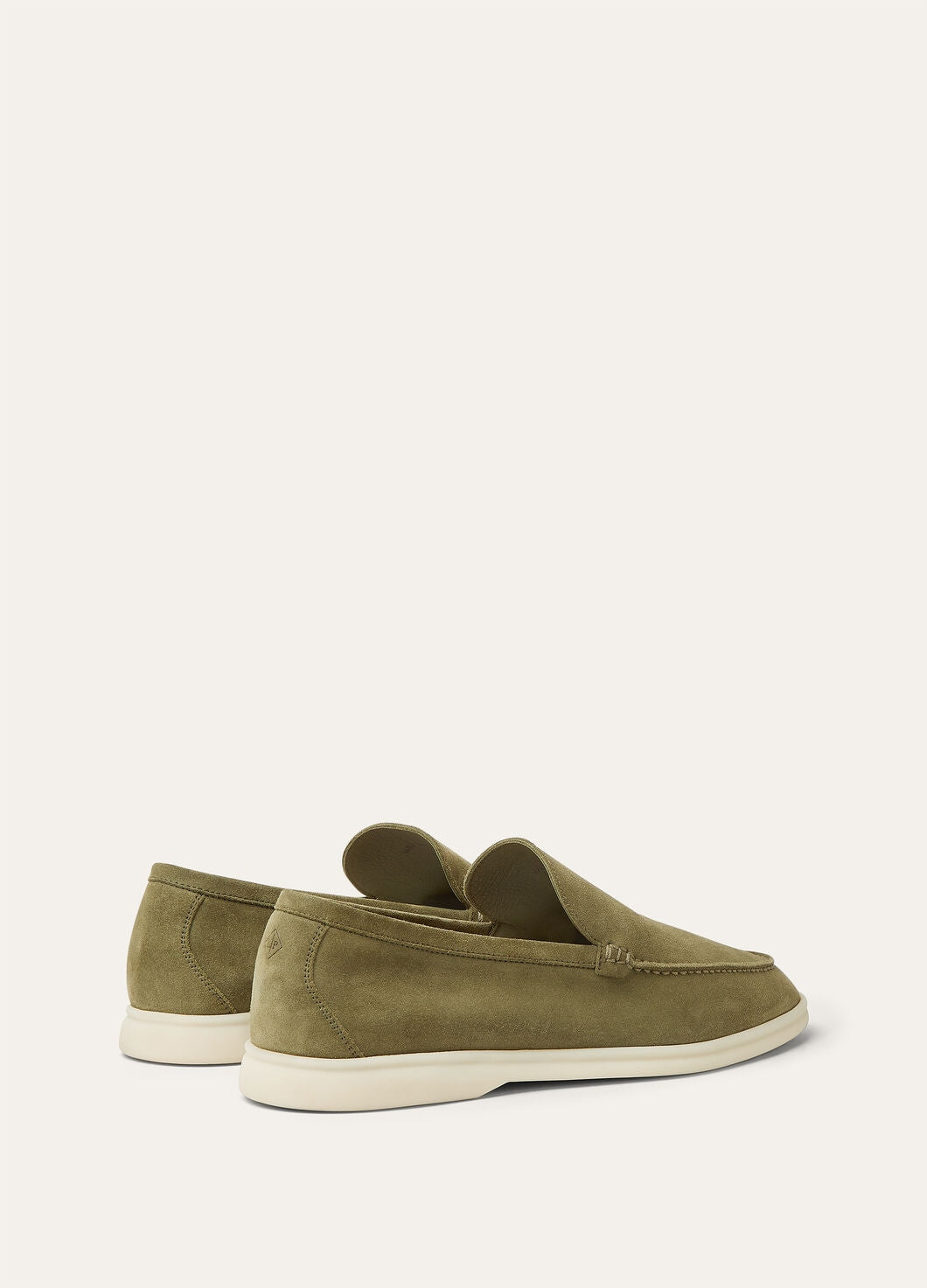 Summer Walk moccasins in Murano green suede for men