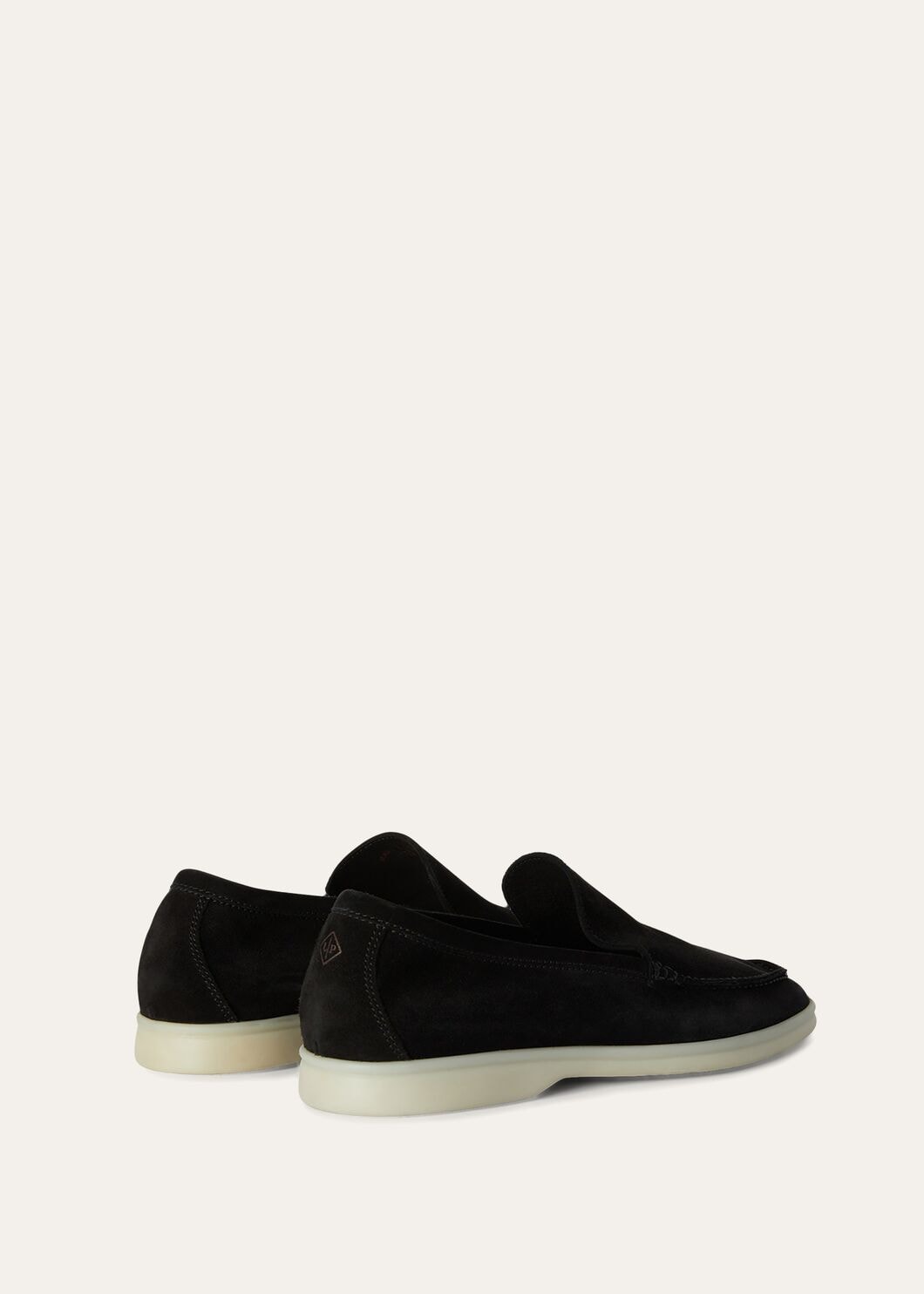 Summer Walk moccasins in black suede for men