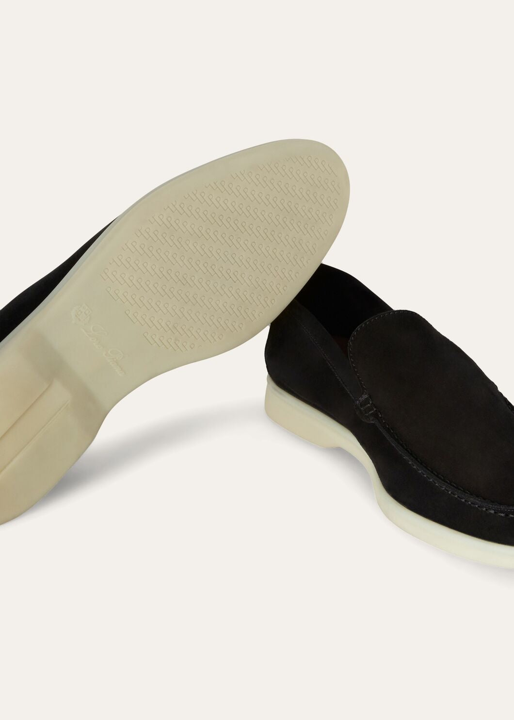 Summer Walk moccasins in black suede for men